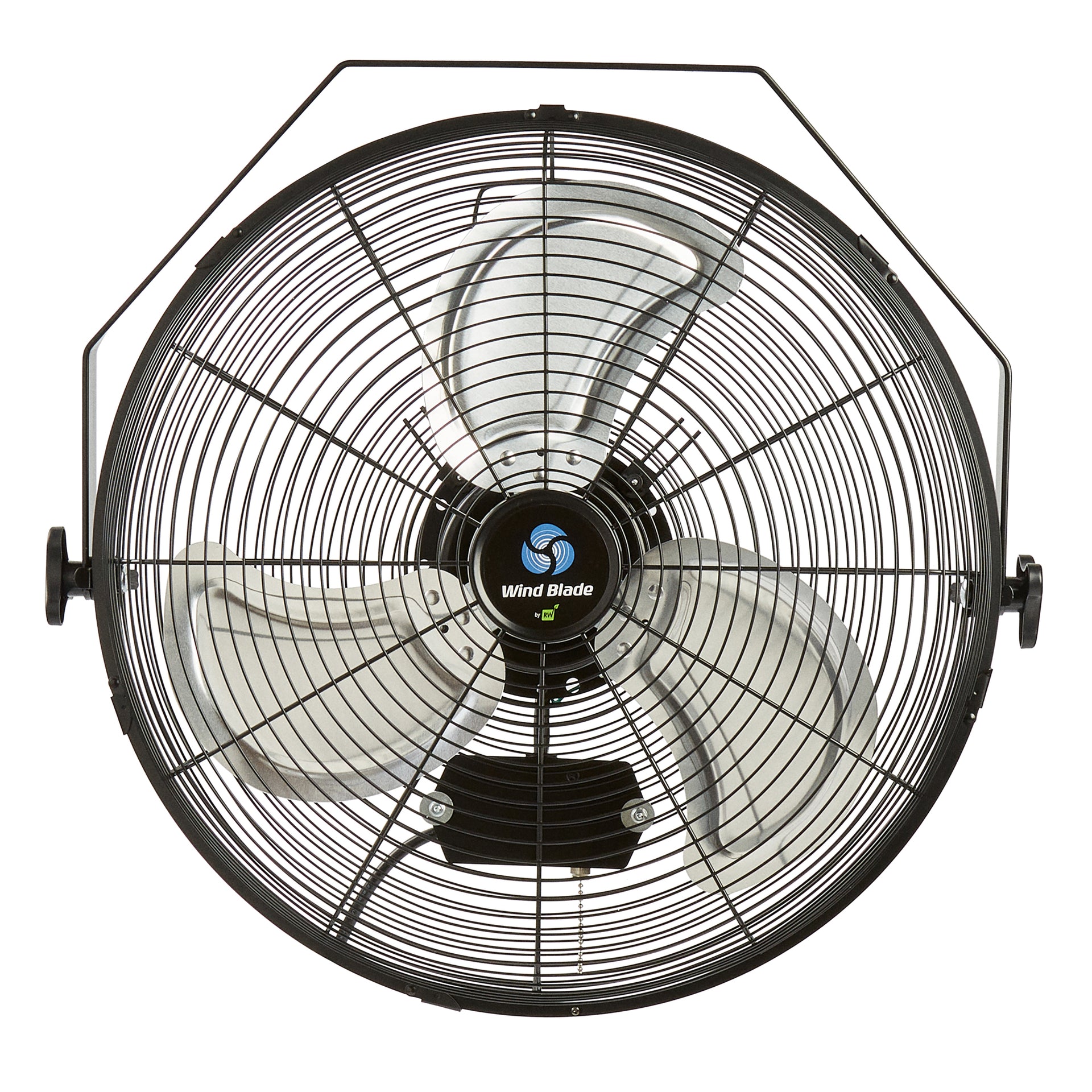 Wind Blade 3-Speed Industrial Wall-Mount Fan - Tilt Head, 1/7 HP, 4,020 CFM - 18" - 1 count box