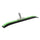 Clean Tek Professional Green Steel Heavy-Duty Floor Squeegee - Curved - 24" - 1 count box