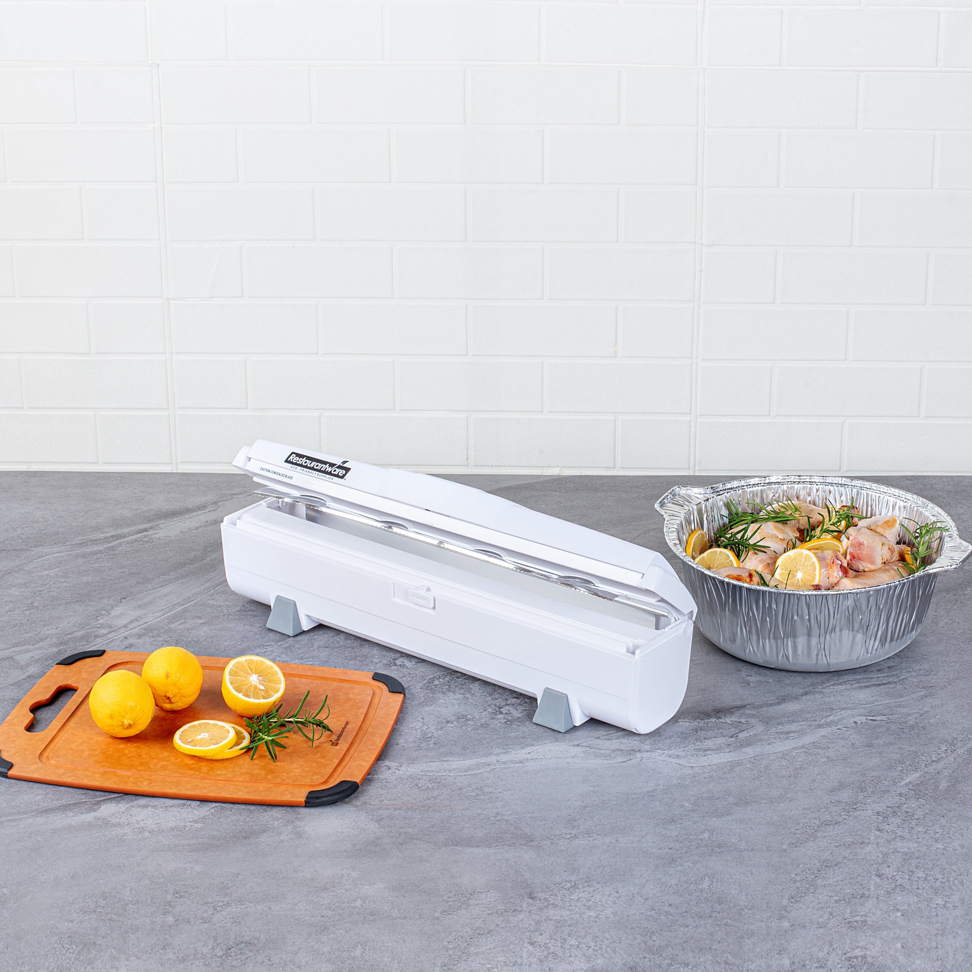 Chef 101 Film and Foil Dispenser / Cutter - Fits 12" - 18" x 1000' Roll - 1 count box