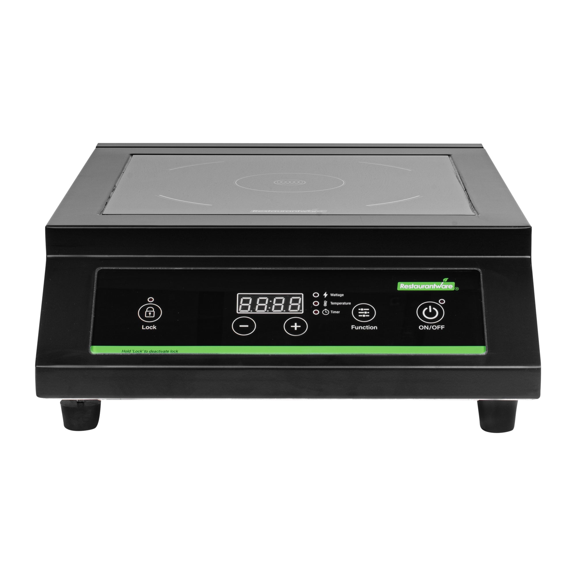 Kitchen Tek Black Steel HeavyDuty Induction Cooktop 240V, 3500 Watts