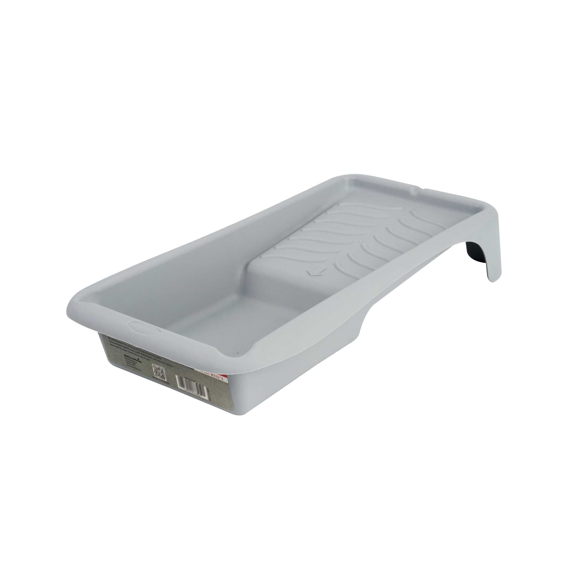 Handy Tek 1.5 qt Gray Plastic Paint Tray - 14" x 7" x 2 1/2" - 1 count box