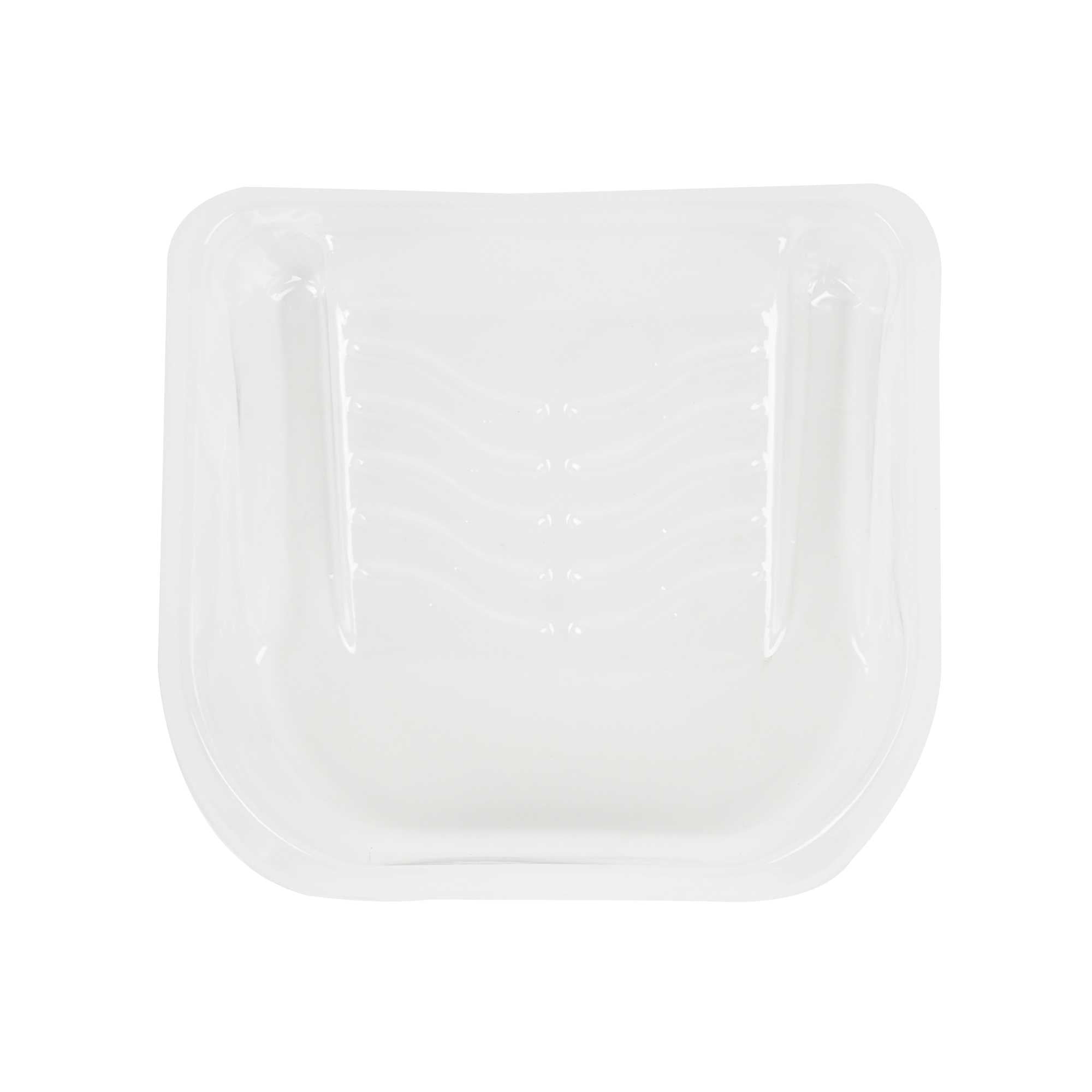 Handy Tek Clear Plastic Paint Tray Liner - Fits 27 oz Paint Tray / Pail Lid - 6 1/2" x 6" x 1 3/4" - 5 count box