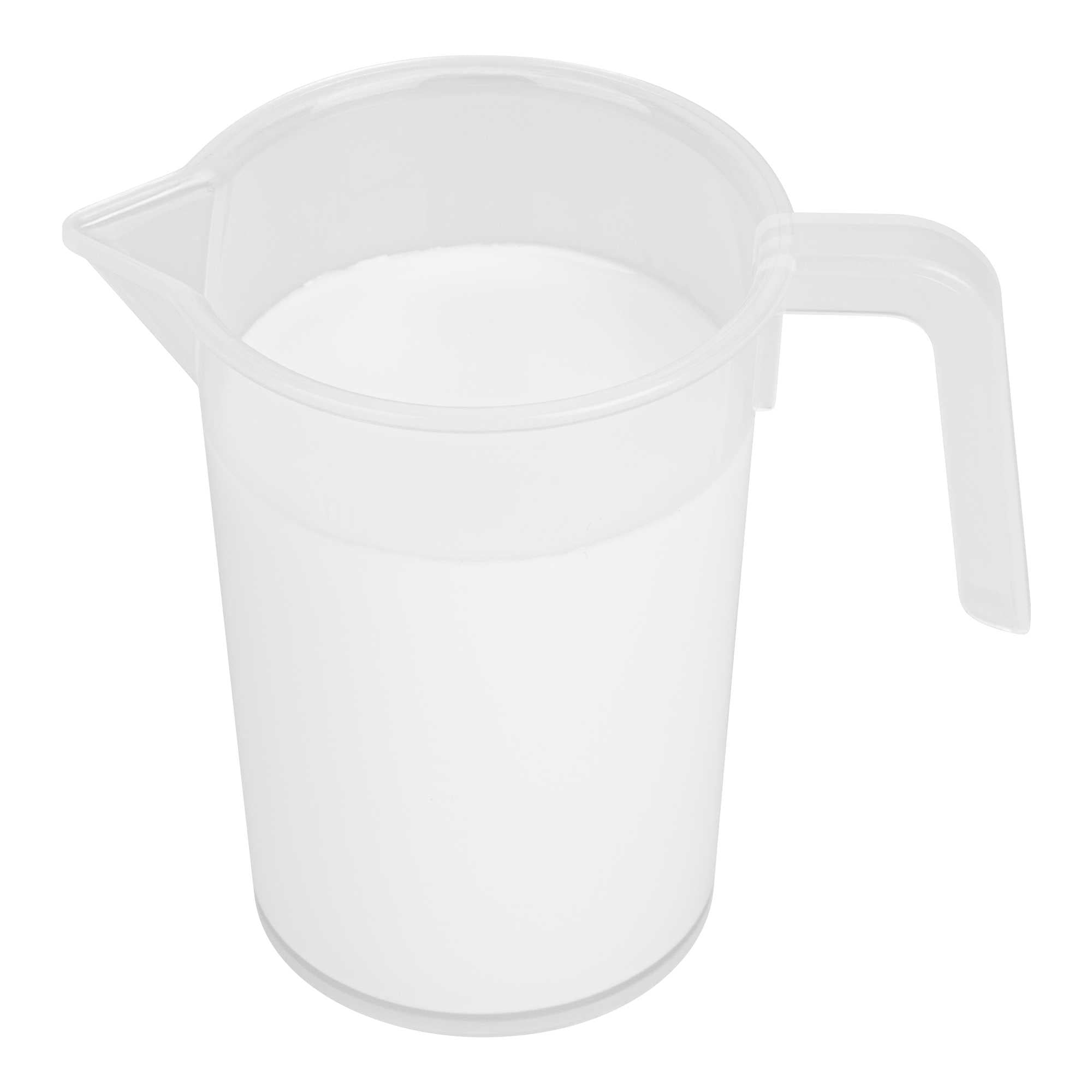 Chef 101 1-cup Clear Plastic Measuring Cup - 3 3/4" x 2 1/2" x 4 1/4" - 40 count box