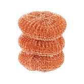 Clean Tek Professional Copper-Coated Steel Scrubber - 3 count box