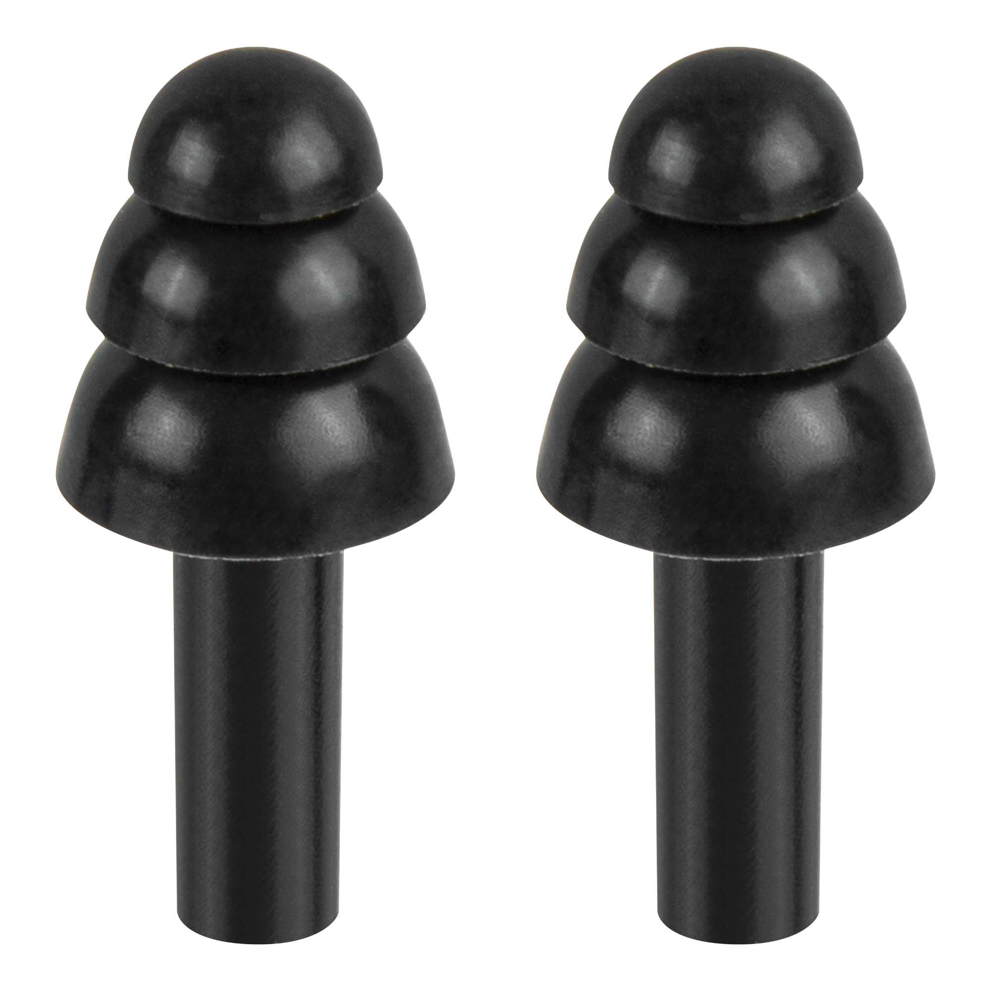 Be Safe Black Silicone Uncorded Earplugs - 200 pairs