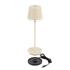 Glow Stick Beige Cordless Rechargeable Table Lamp - 9 3/4