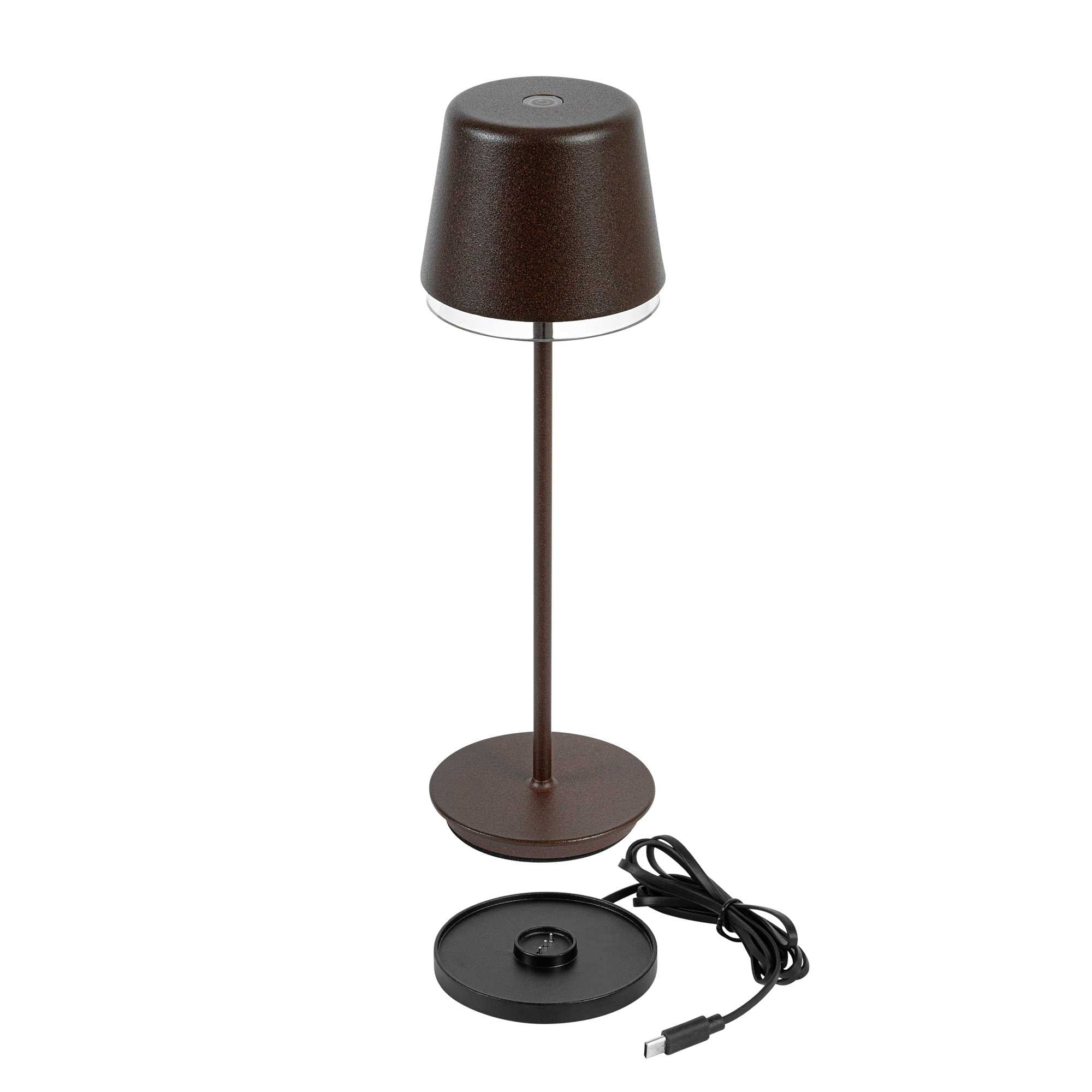 Glow Stick Brown Cordless Rechargeable Table Lamp - 9 3/4" - 12 count box