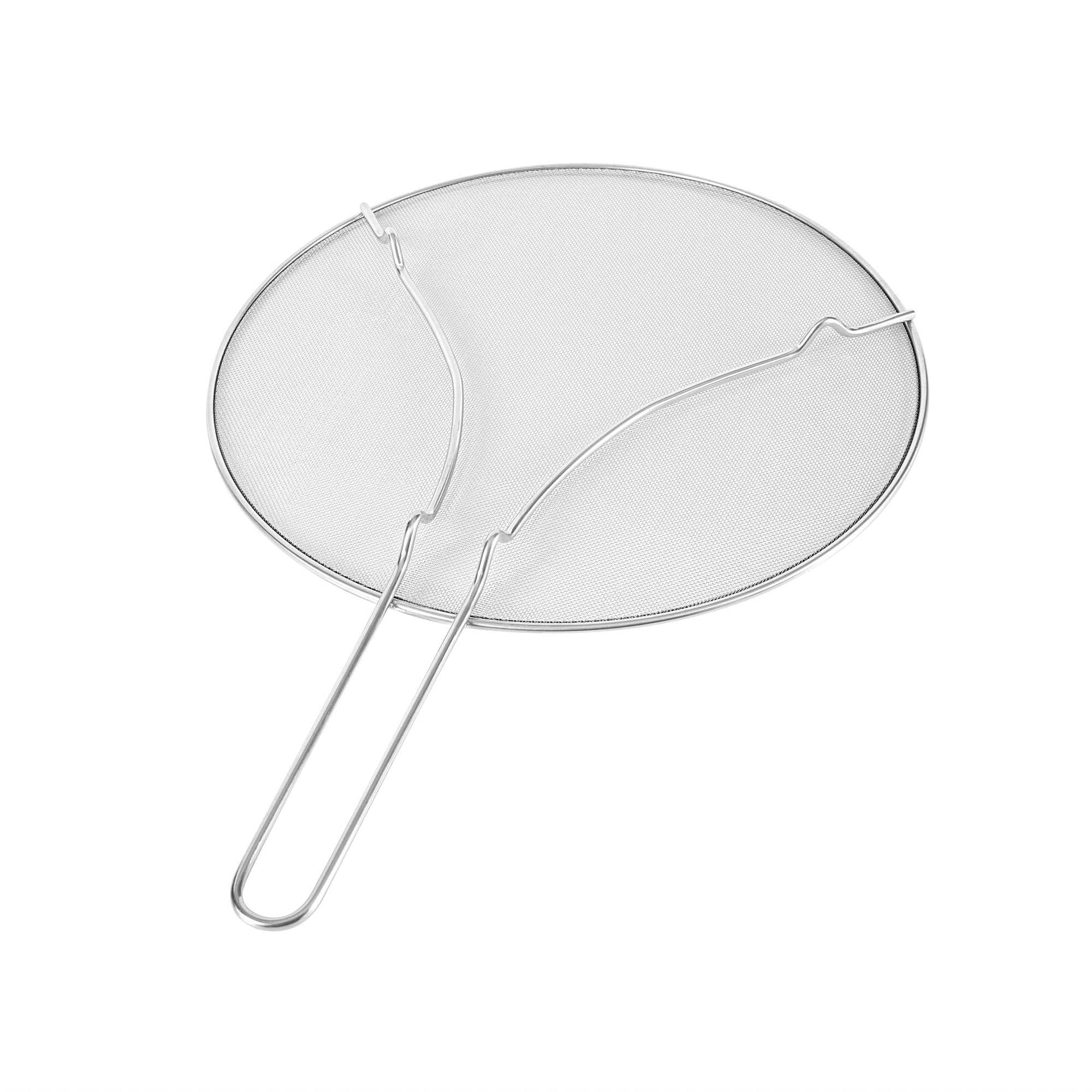 Met Lux Stainless Steel Splatter Screen - with Resting Feet - 13" - 1 count box