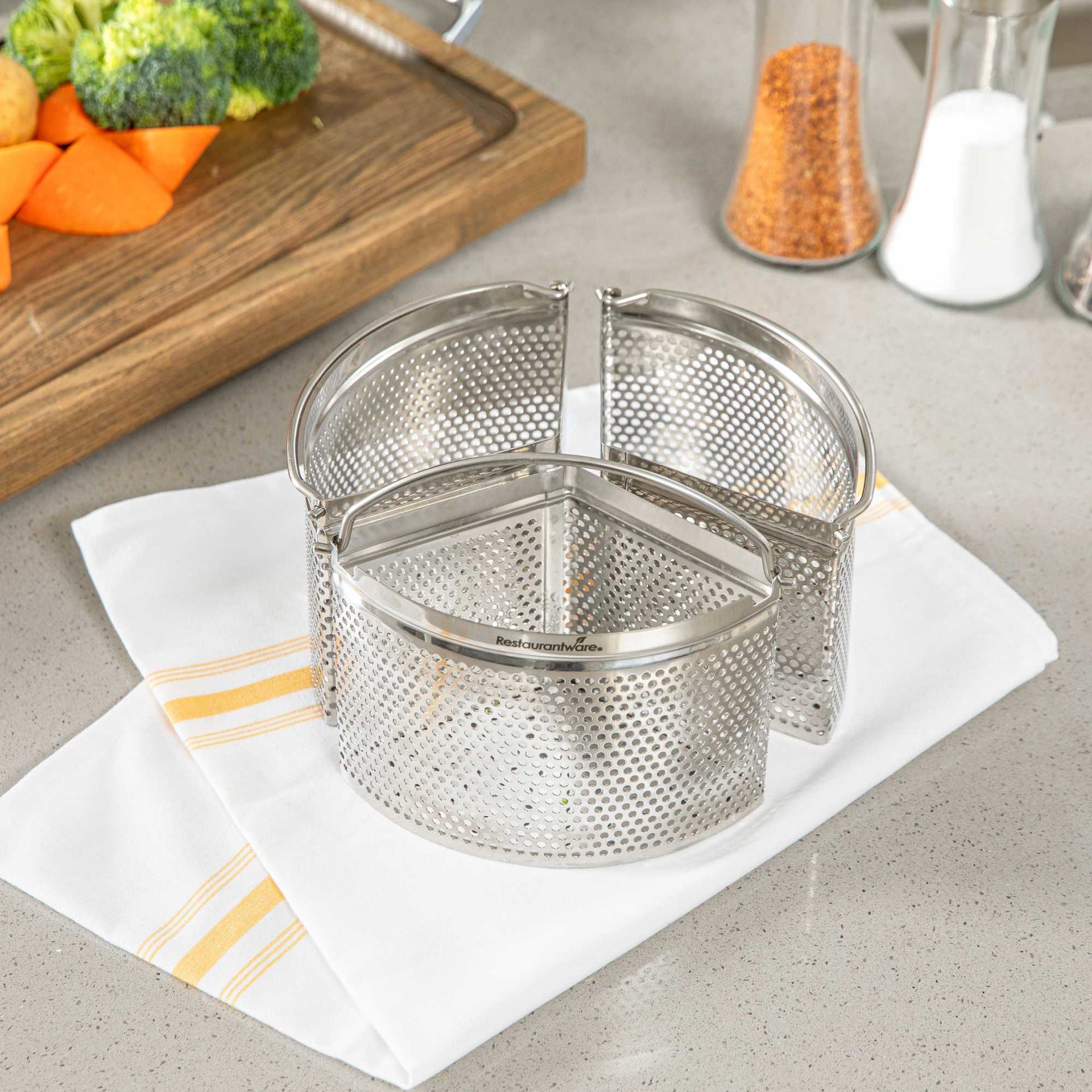 Met Lux 3-Piece 18 cm Stainless Steel Saucepan Divider - 1 count box