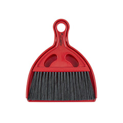 Clean Tek Professional Red and Black Mini Dustpan and Brush Set - 40 count box