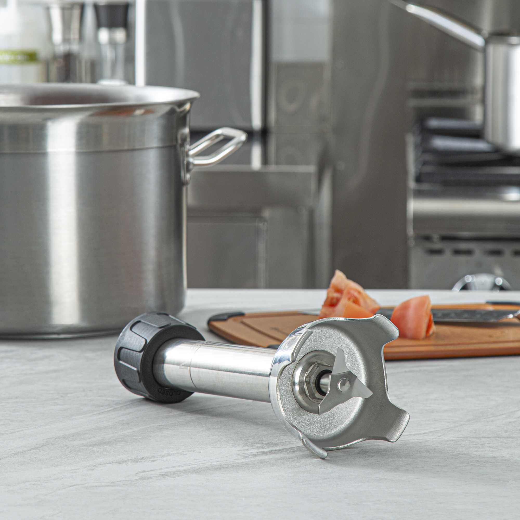 Hi Tek Stainless Steel Blending Shaft - For Variable Speed Immersion Blender - 10" - 1 count box