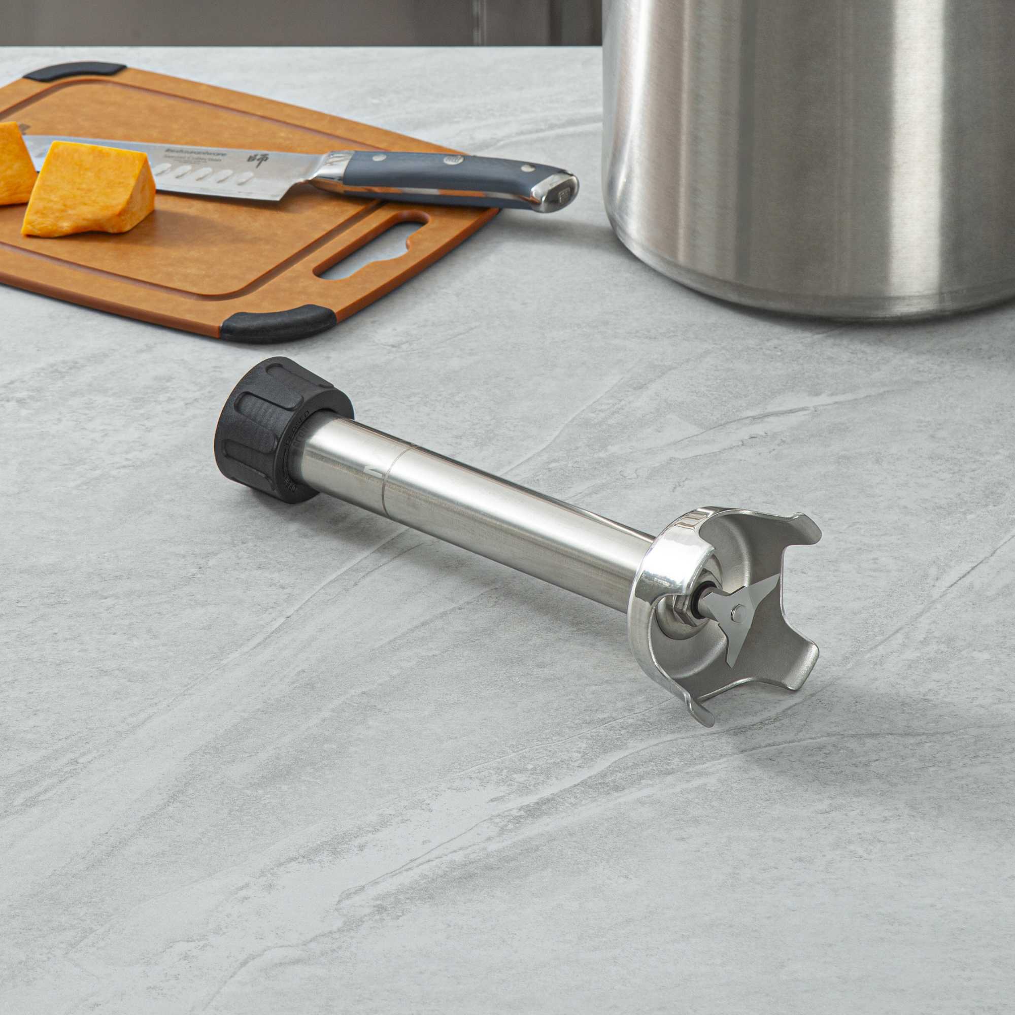 Hi Tek Stainless Steel Blending Shaft - Fits Variable Speed Immersion Blender - 12" - 10 count box