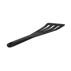 Met Lux Black Silicone High Temperature Slotted Turner / Spatula - 12 1/4