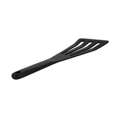 Met Lux Black Silicone High Temperature Slotted Turner / Spatula - 12 1/4