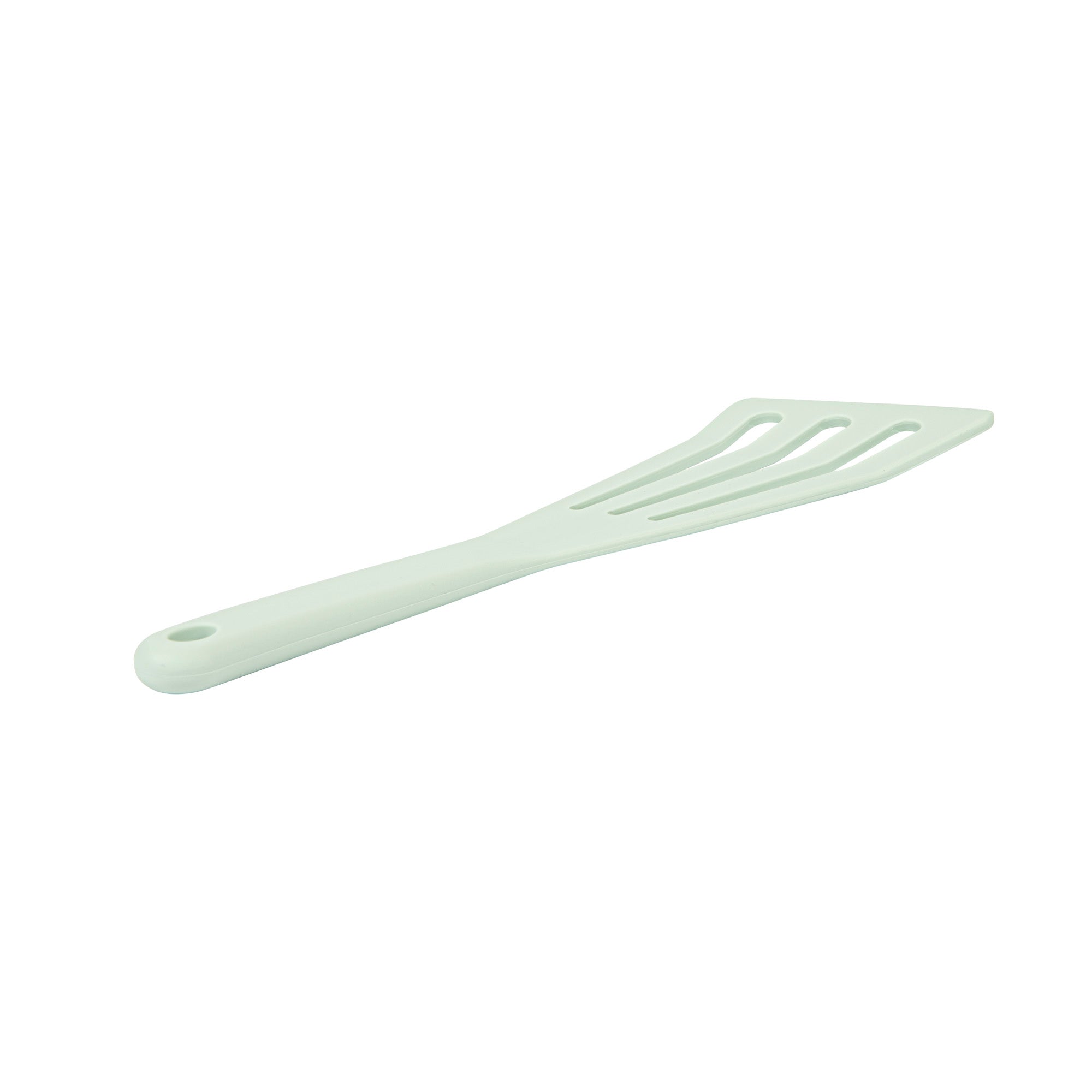Met Lux Teal Silicone High Temperature Slotted Turner / Spatula - 12 1/4" - 200 count box
