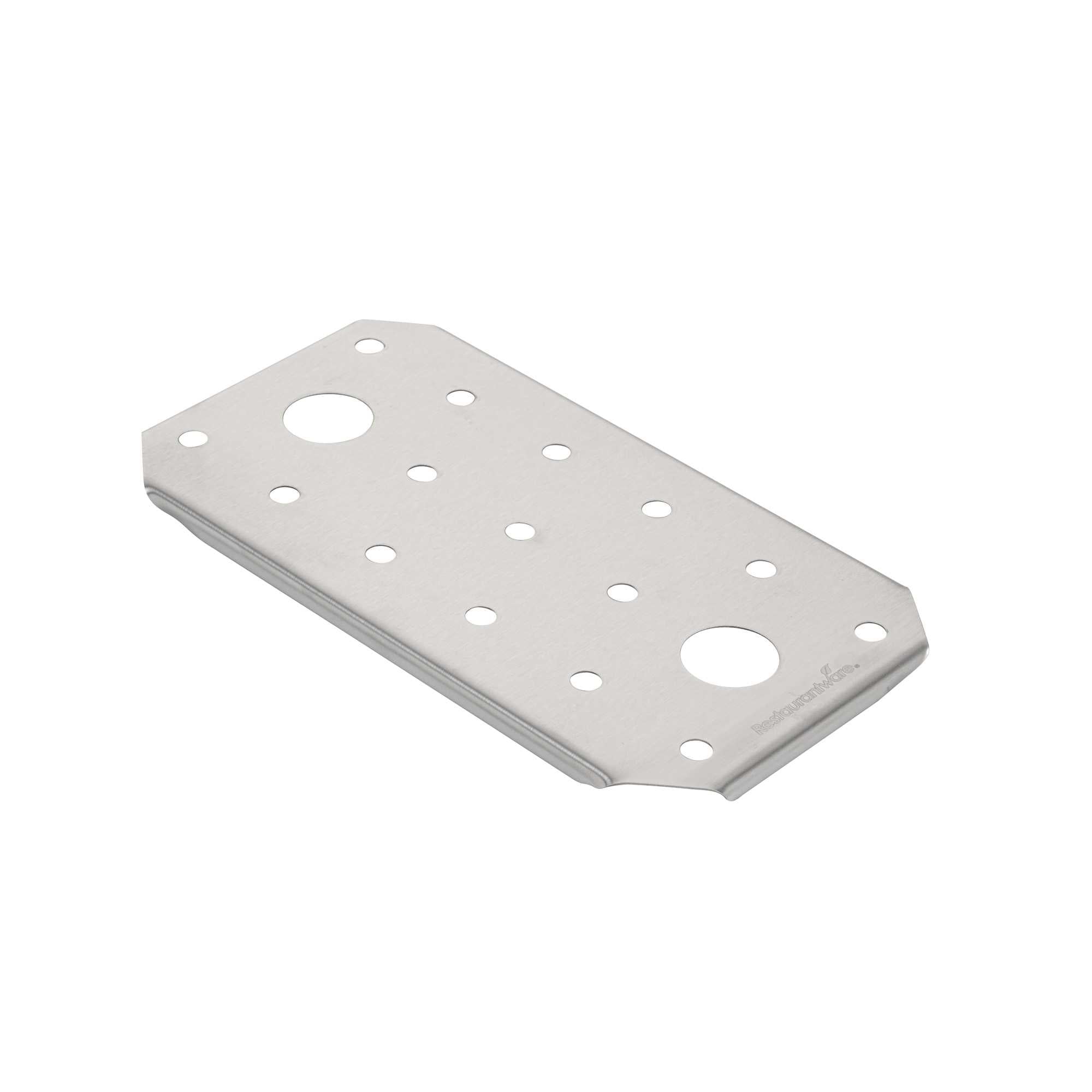 Met Lux 1/4 Size Stainless Steel Steam Table / Hotel Pan False Bottom - 1 count box