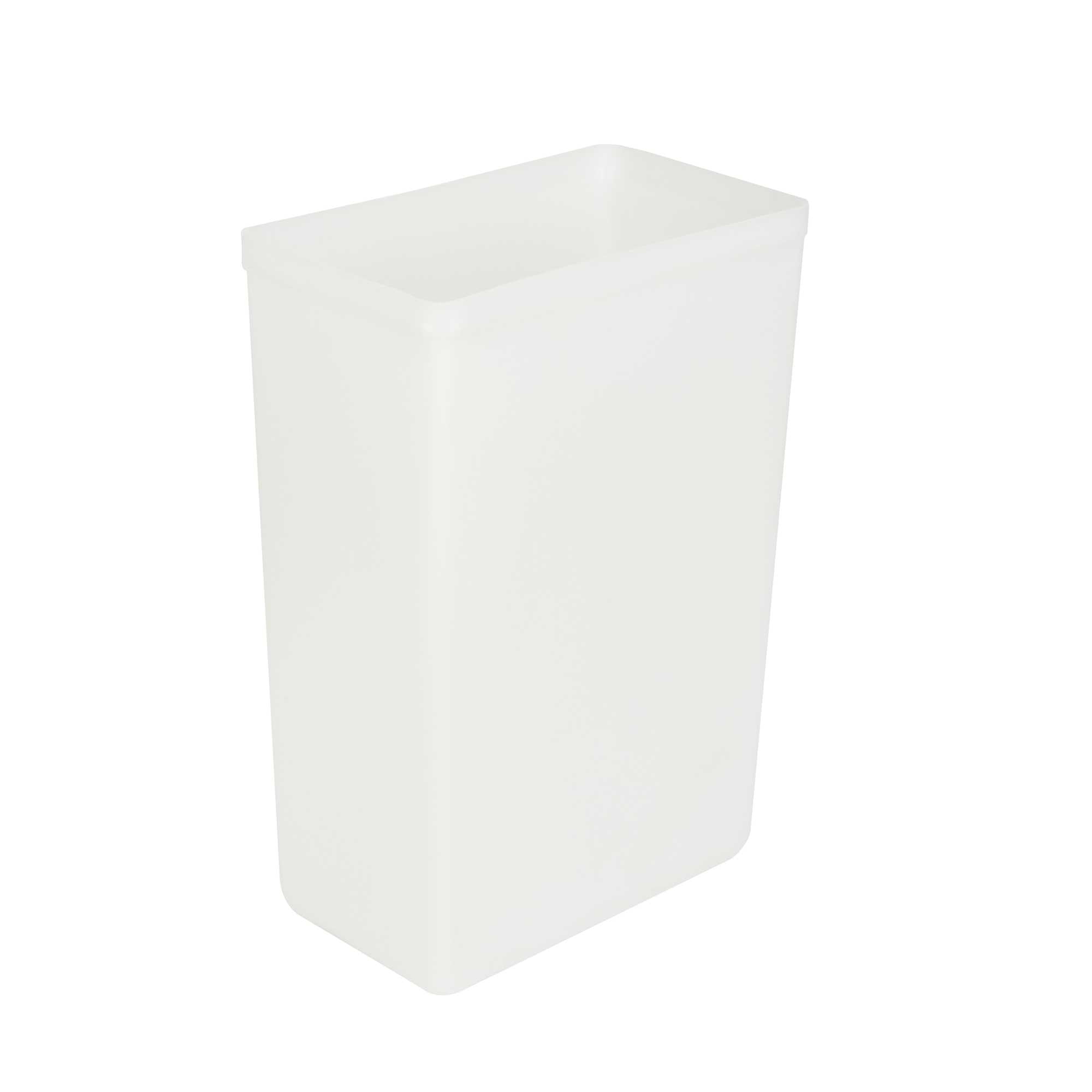 Met Lux 10 Gal / 160 Cup White Plastic Ingredient Bin - 1 count box