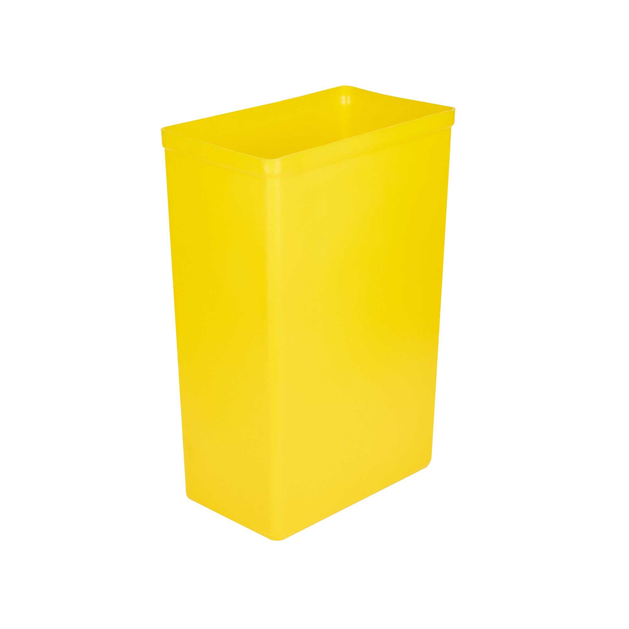 Met Lux 10 Gal / 160 Cup Yellow Plastic Ingredient Bin - 1 count box