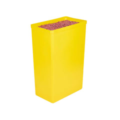 Met Lux 10 Gal / 160 Cup Yellow Plastic Ingredient Bin - 1 count box