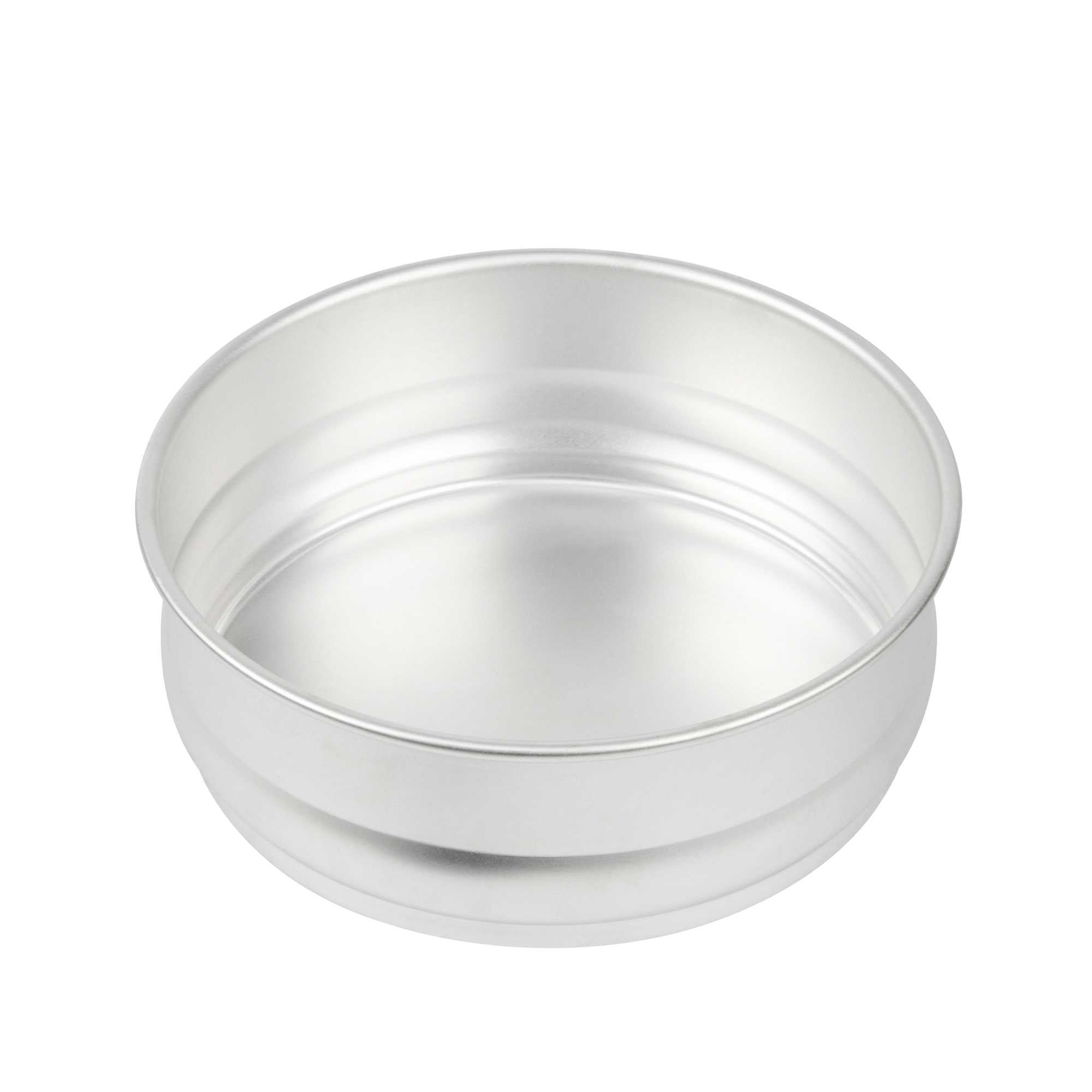 Met Lux 96 oz Round Aluminum Stacking Dough Pan - 9" - 10 count box