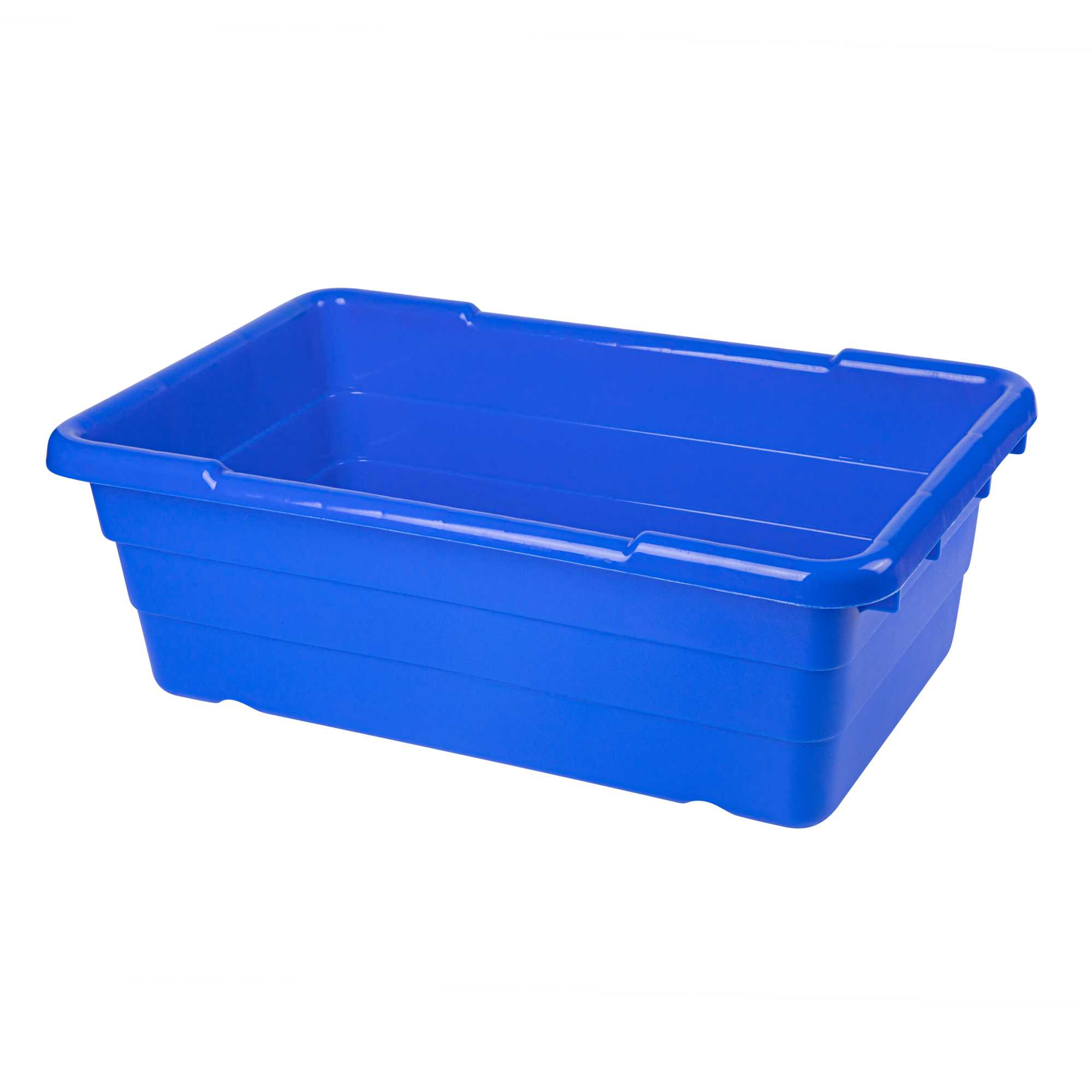 Met Lux Blue Meat Lug / Tote Box - 25" x 16" x 8 3/4" - 10 count box