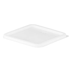 Met Lux Square White Polyethylene Lid - Fits 6 / 8 qt Food Storage Container - 1 count box