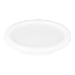 Met Lux Round White Polyethylene Lid - Fits 1 qt Food Storage Container - 10 count box