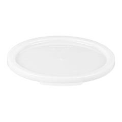 Met Lux Round White Polyethylene Lid - Fits 2 / 4 qt Food Storage Container - 1 count box