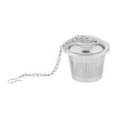 Met Lux Stainless Steel Extra Fine Mesh Loose Leaf Tea / Spice Infuser - with Chain - 2