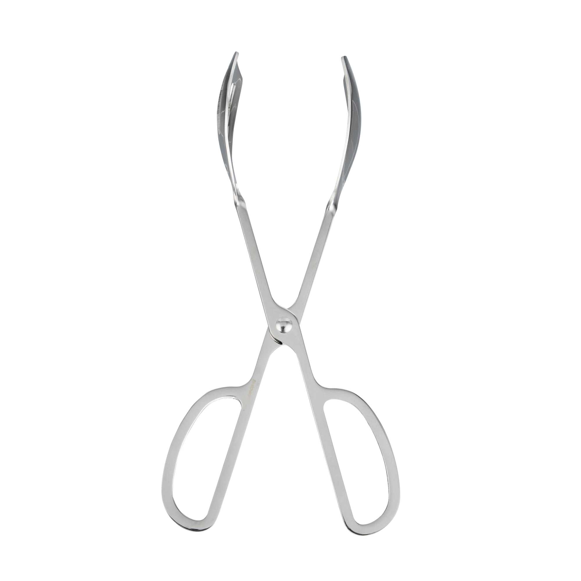 Met Lux Stainless Steel Scissor Tongs - 10 3/4" - 144 count box
