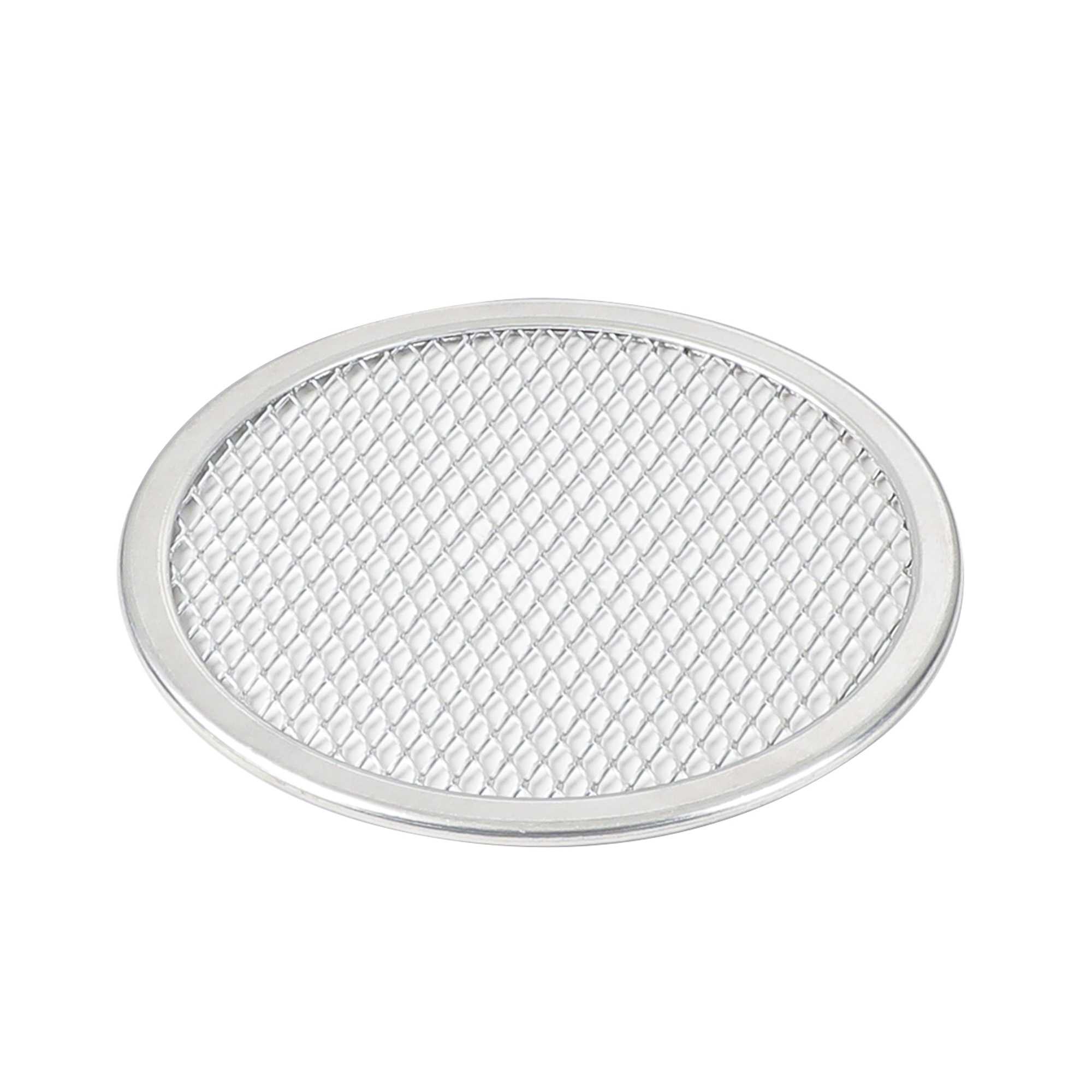 Pizzaly Round Aluminum Pizza Screen - 6" x 6" x 1/4" - 1 count box
