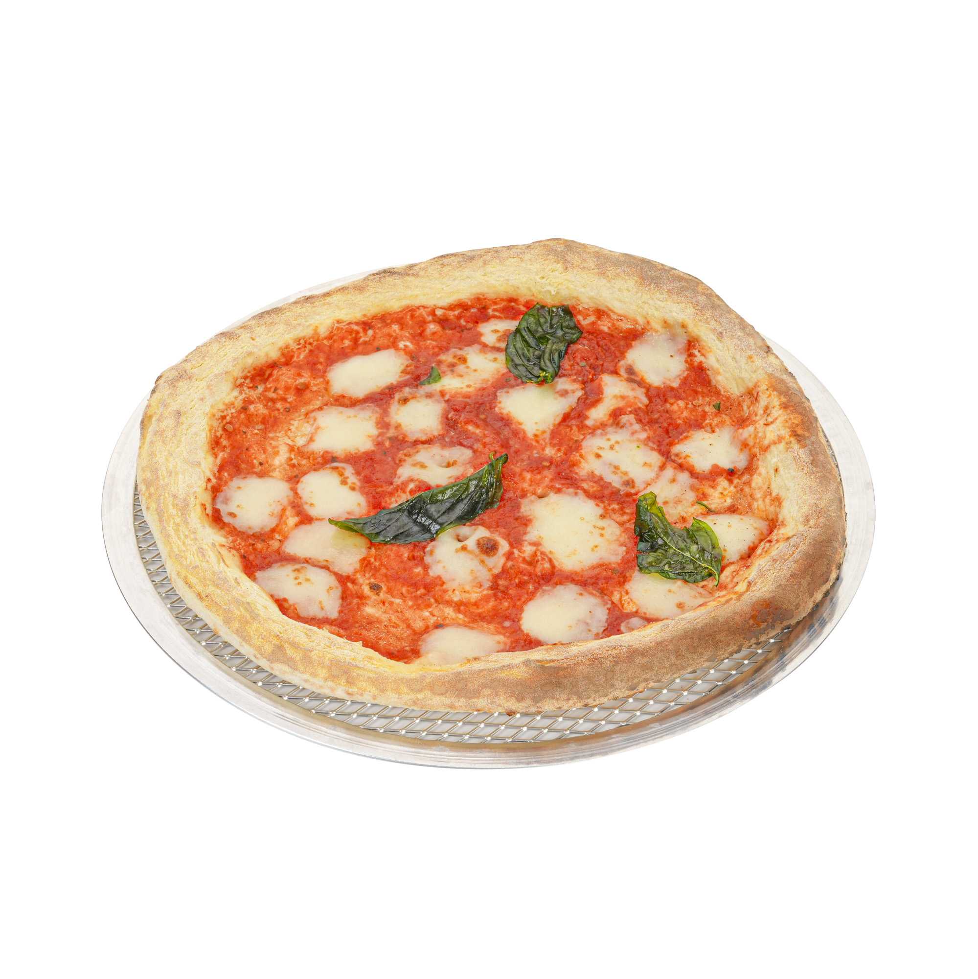 Pizzaly Round Aluminum Pizza Screen - 11" x 11" x 1/4" - 1 count box