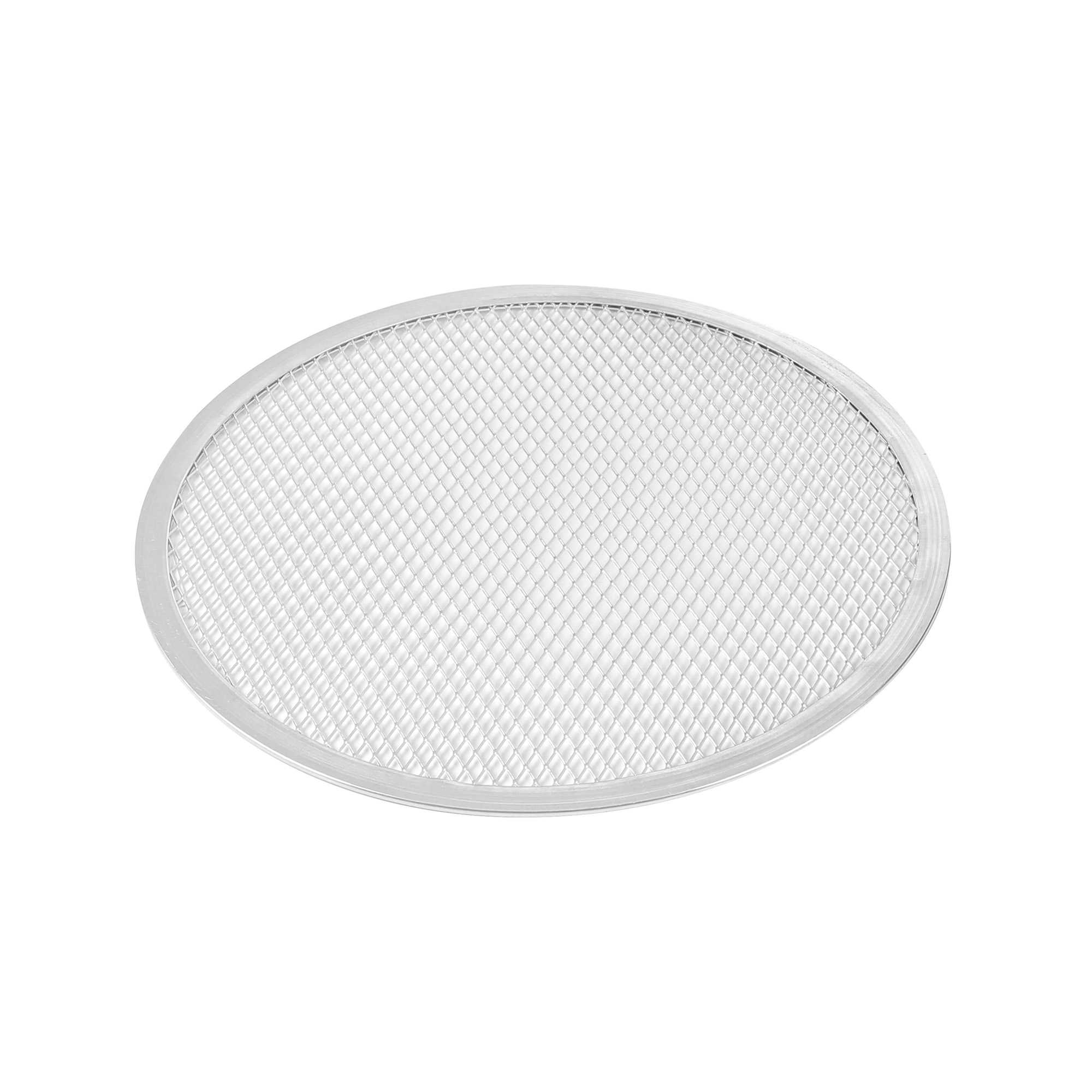 Pizzaly Round Aluminum Pizza Screen - 13" x 13" x 1/4" - 1 count box