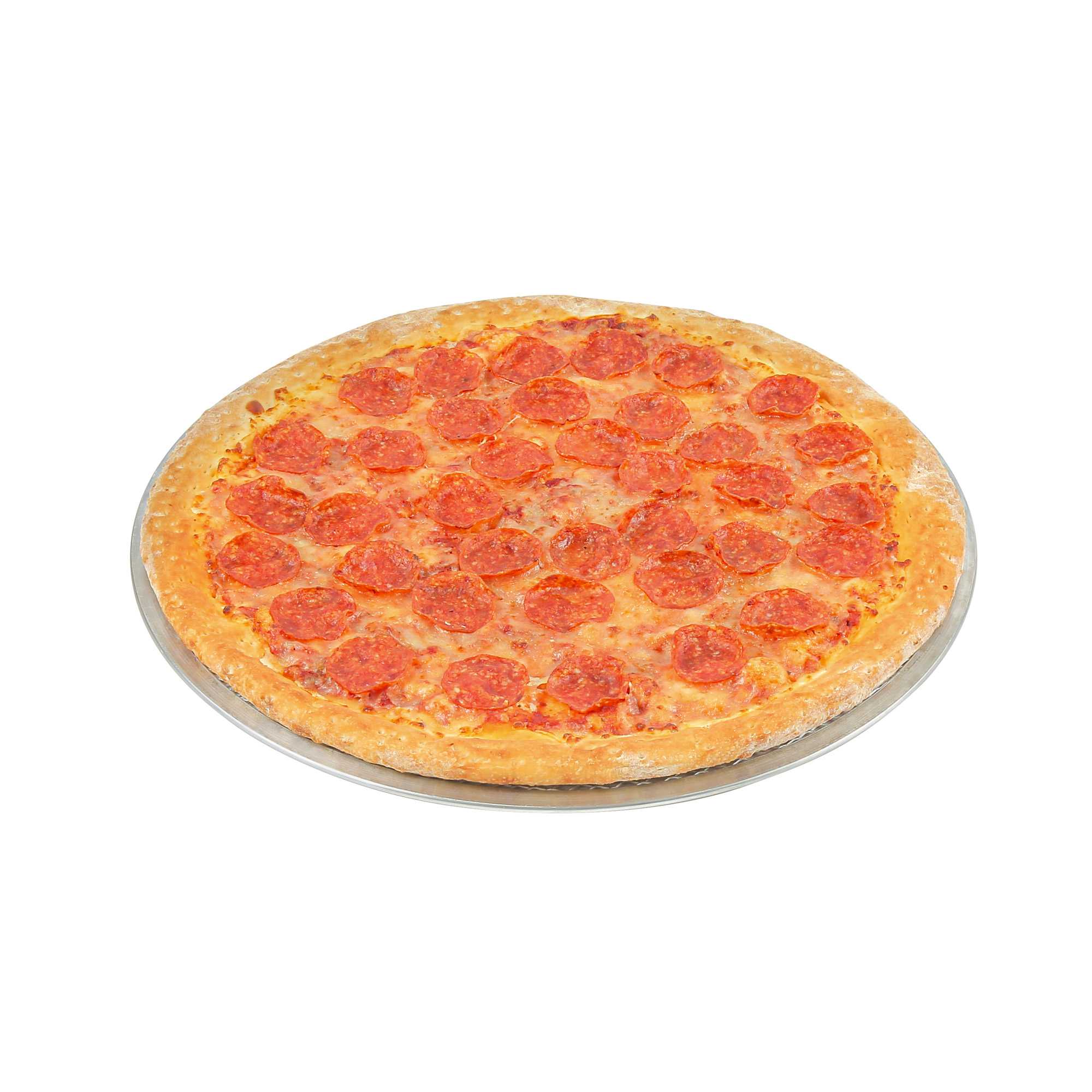 Pizzaly Round Aluminum Pizza Screen - 14" x 14" x 1/4" - 1 count box