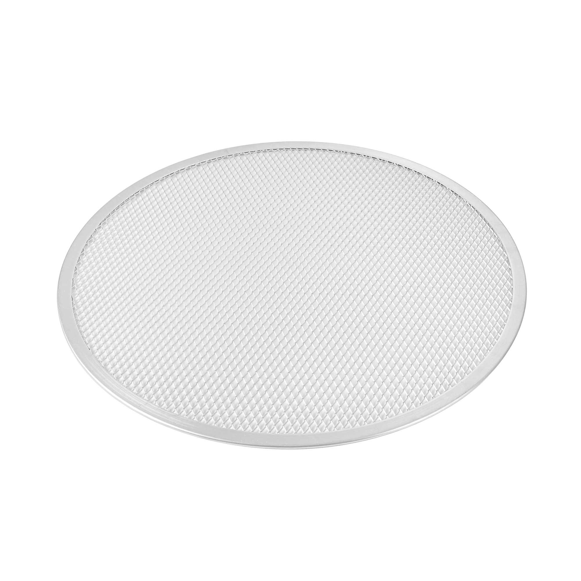 Pizzaly Round Aluminum Pizza Screen - 15" x 15" x 1/4" - 1 count box