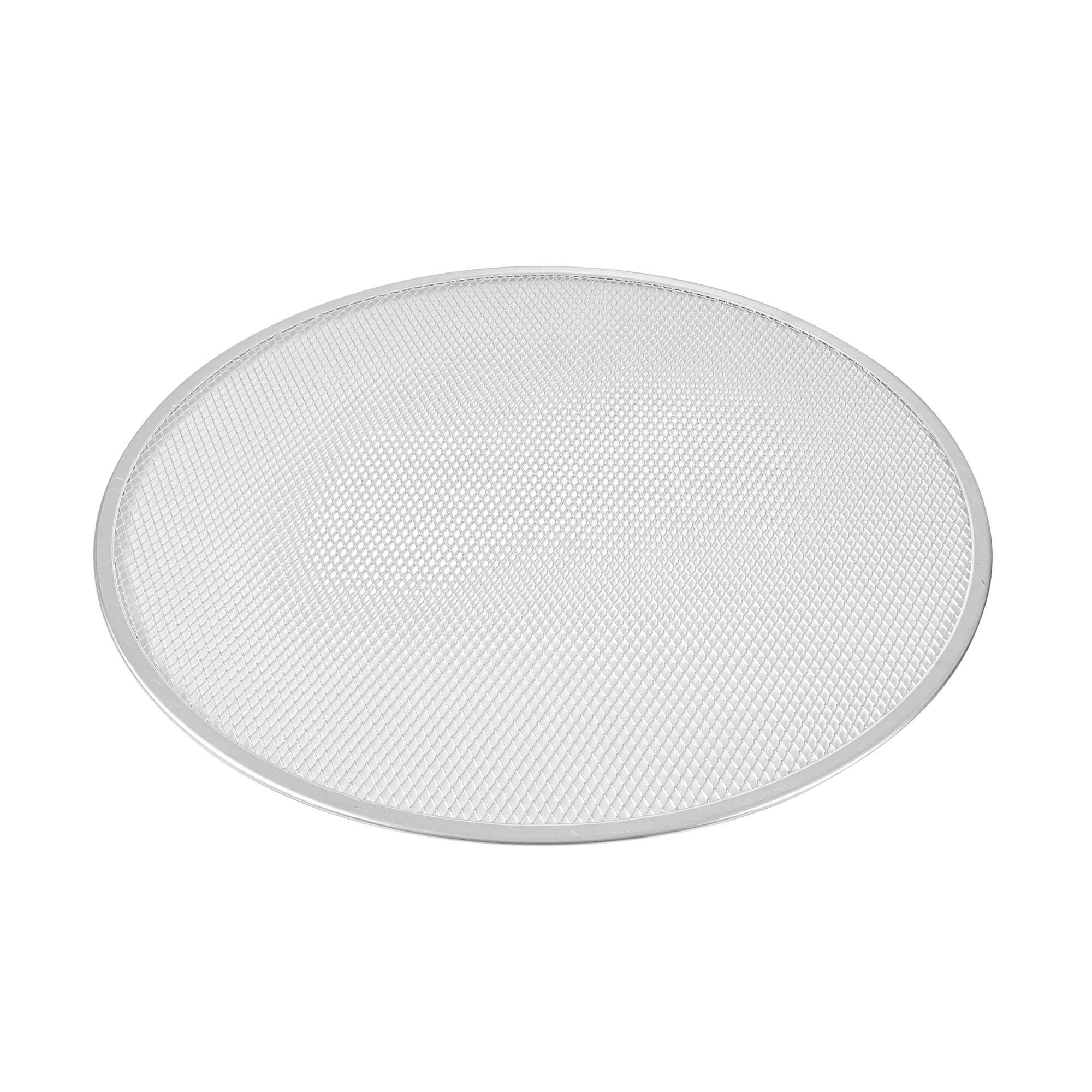Pizzaly Round Aluminum Pizza Screen - 20" x 20" x 1/4" - 1 count box