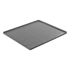 Comfy Grip Rectangle Dark Gray Silicone Under Sink Mat - 22