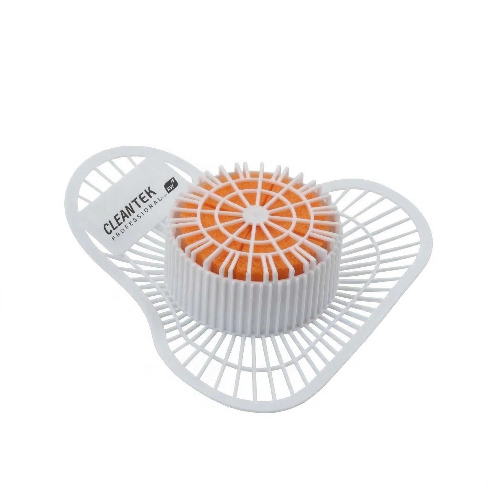 Clean Tek Professional Urinal Screen with Citrus Scent Block - 12 count box