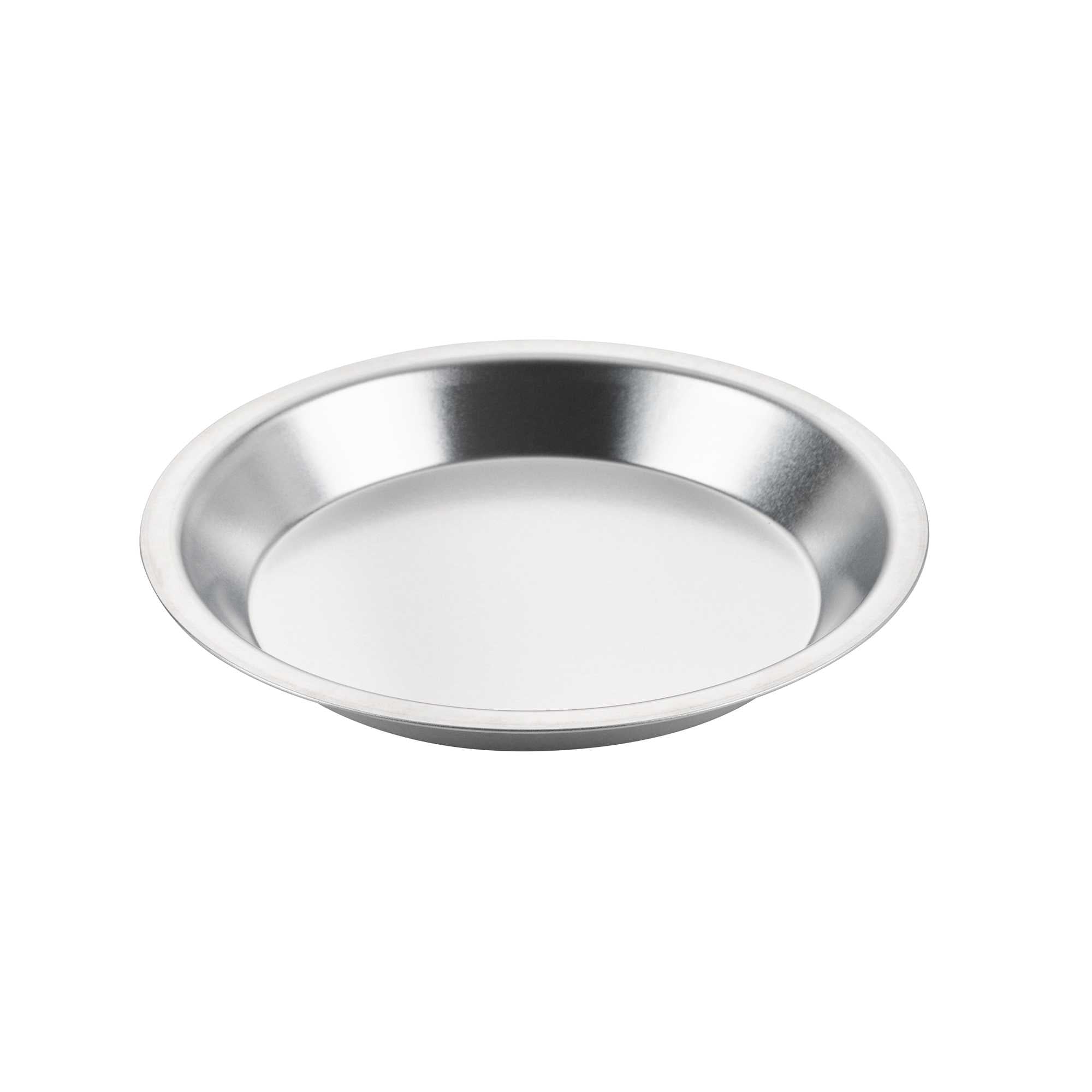 Pastry Tek 21 Gauge Aluminum Pie Pan - 9" x 9" x 1 1/4"- 72 count box