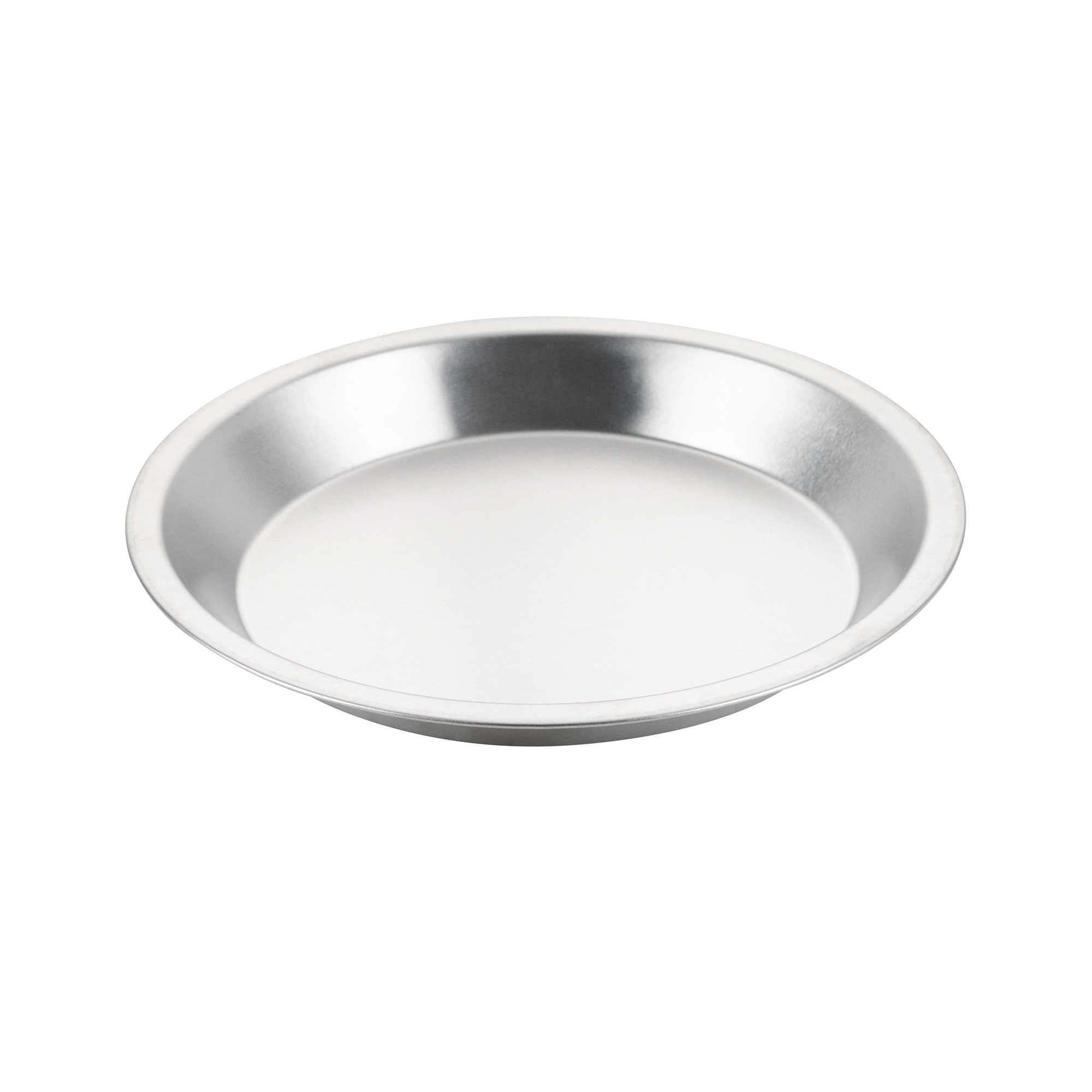 Pastry Tek 21 Gauge Aluminum Pie Pan - 10" x 10" x 1 1/4"- 72 count box