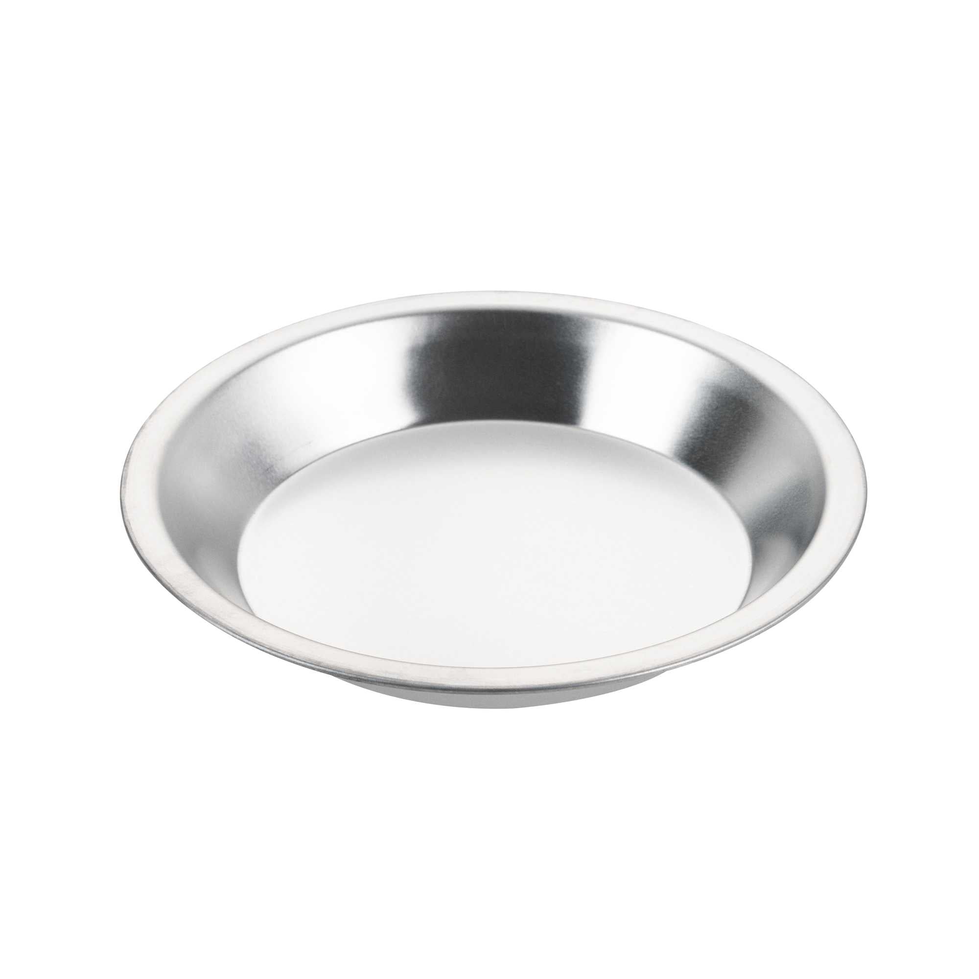 Pastry Tek 18 Gauge Aluminum Pie Pan - 8" x 8" x 1 1/4"- 72 count box