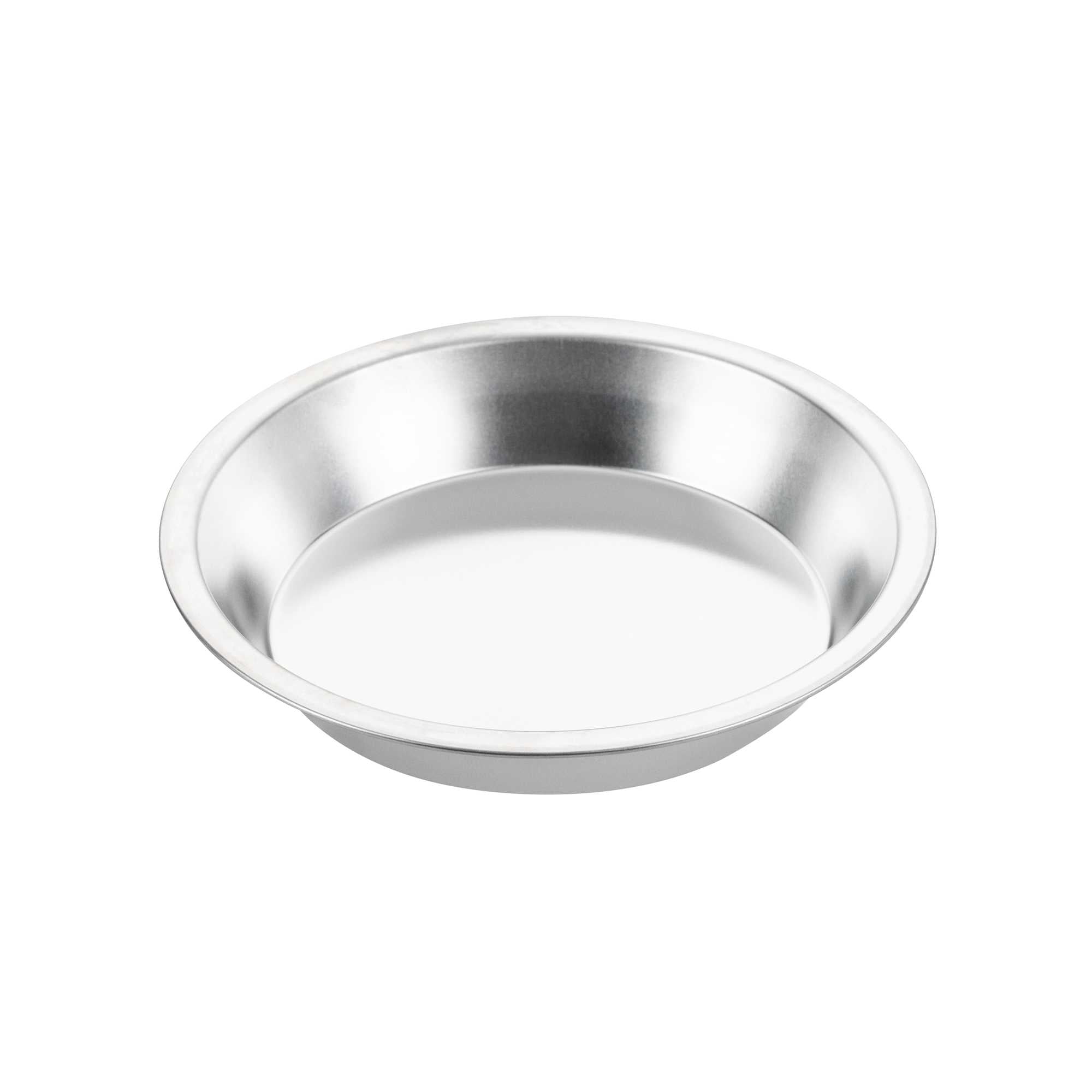 Pastry Tek 18 Gauge Aluminum Deep Dish Pie Pan - 9" x 9" x 1 3/4"- 72 count box