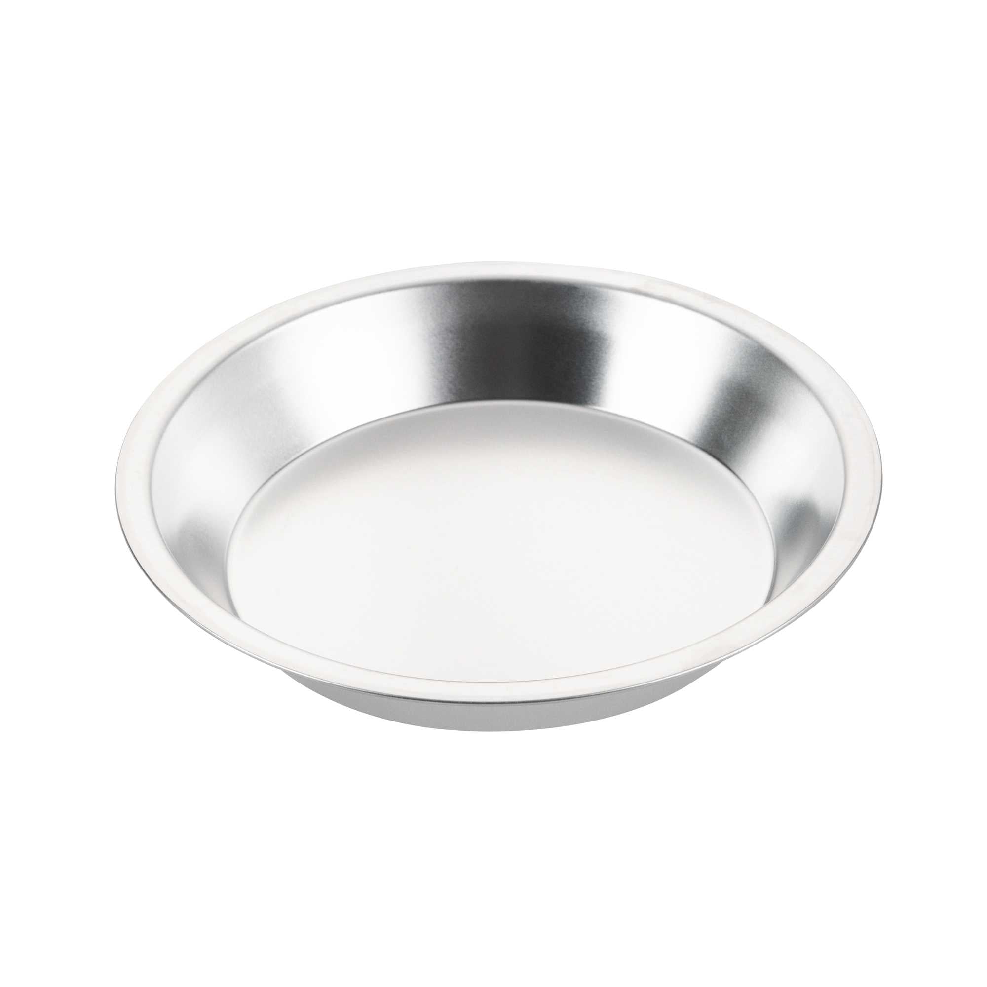 Pastry Tek 18 Gauge Aluminum Deep Dish Pie Pan - 10" x 10" x 1 3/4"- 72 count box