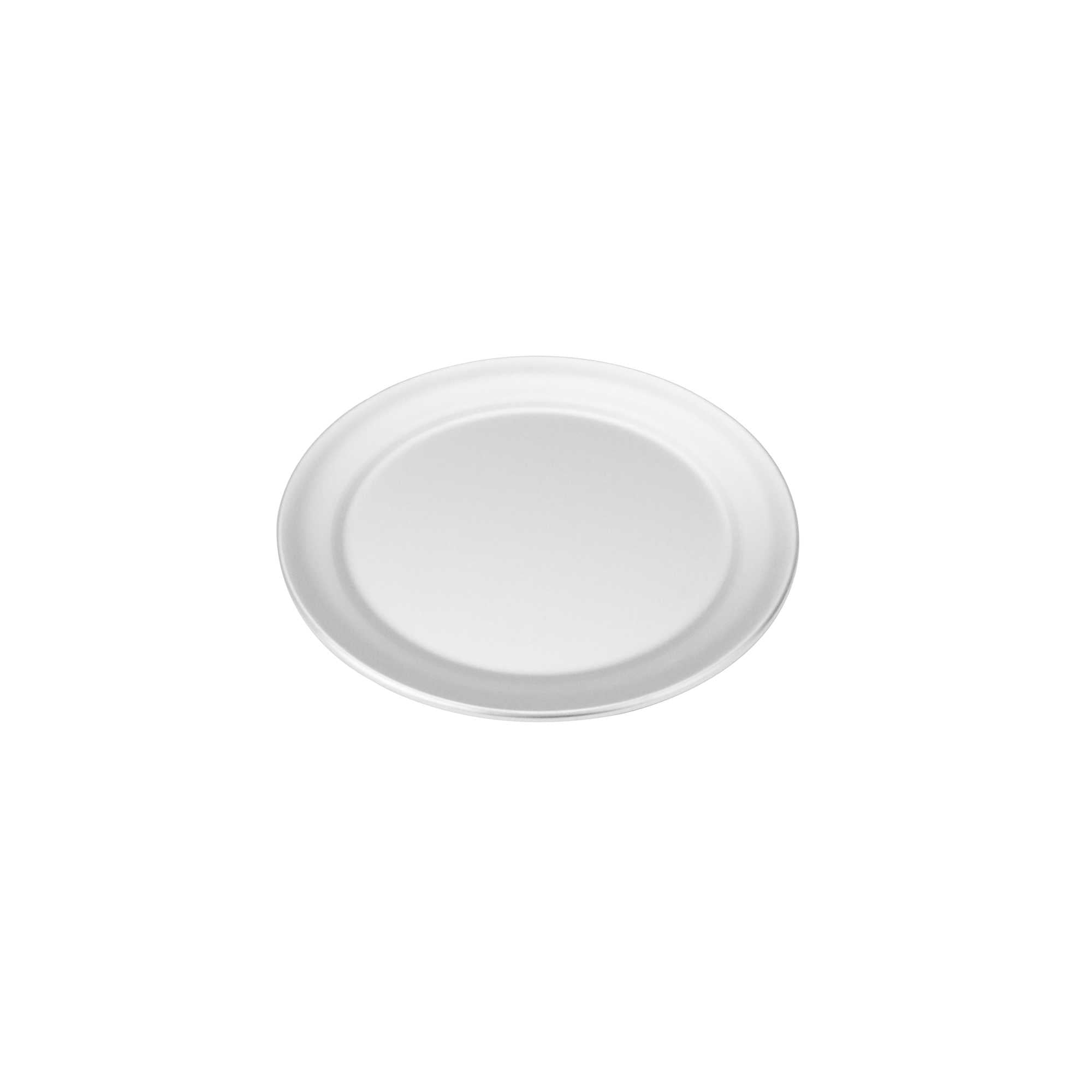 Pizzaly Aluminum Wide Rim Pizza Pan - 8" x 8" - 1 count box