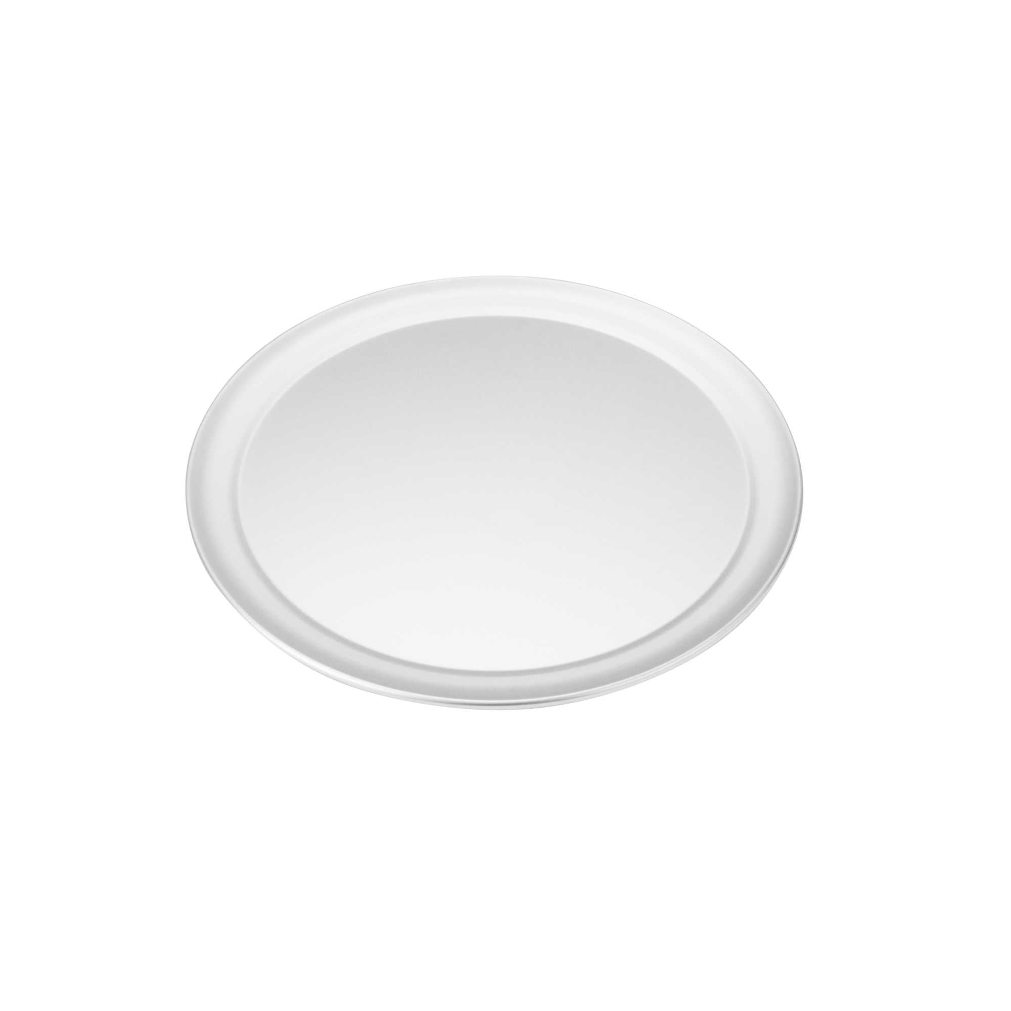 Pizzaly Aluminum Wide Rim Pizza Pan - 12" x 12" - 1 count box