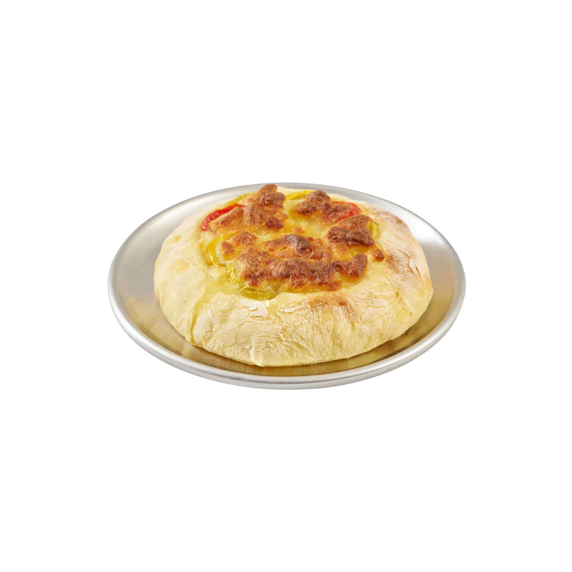 Pizzaly Aluminum Coupe Pizza Pan - 6" x 6" - 1 count box