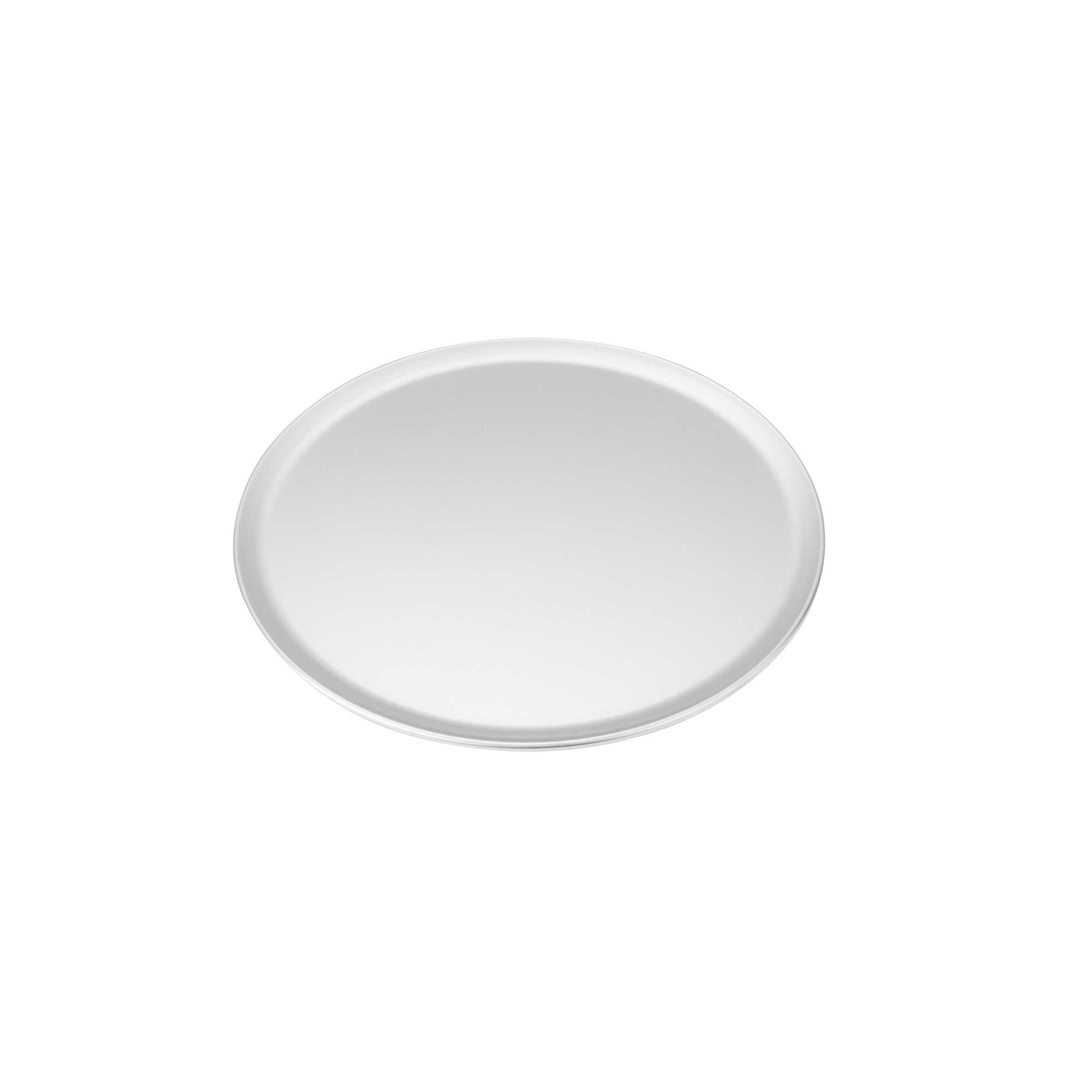 Pizzaly Aluminum Coupe Pizza Pan - 12" x 12" - 1 count box