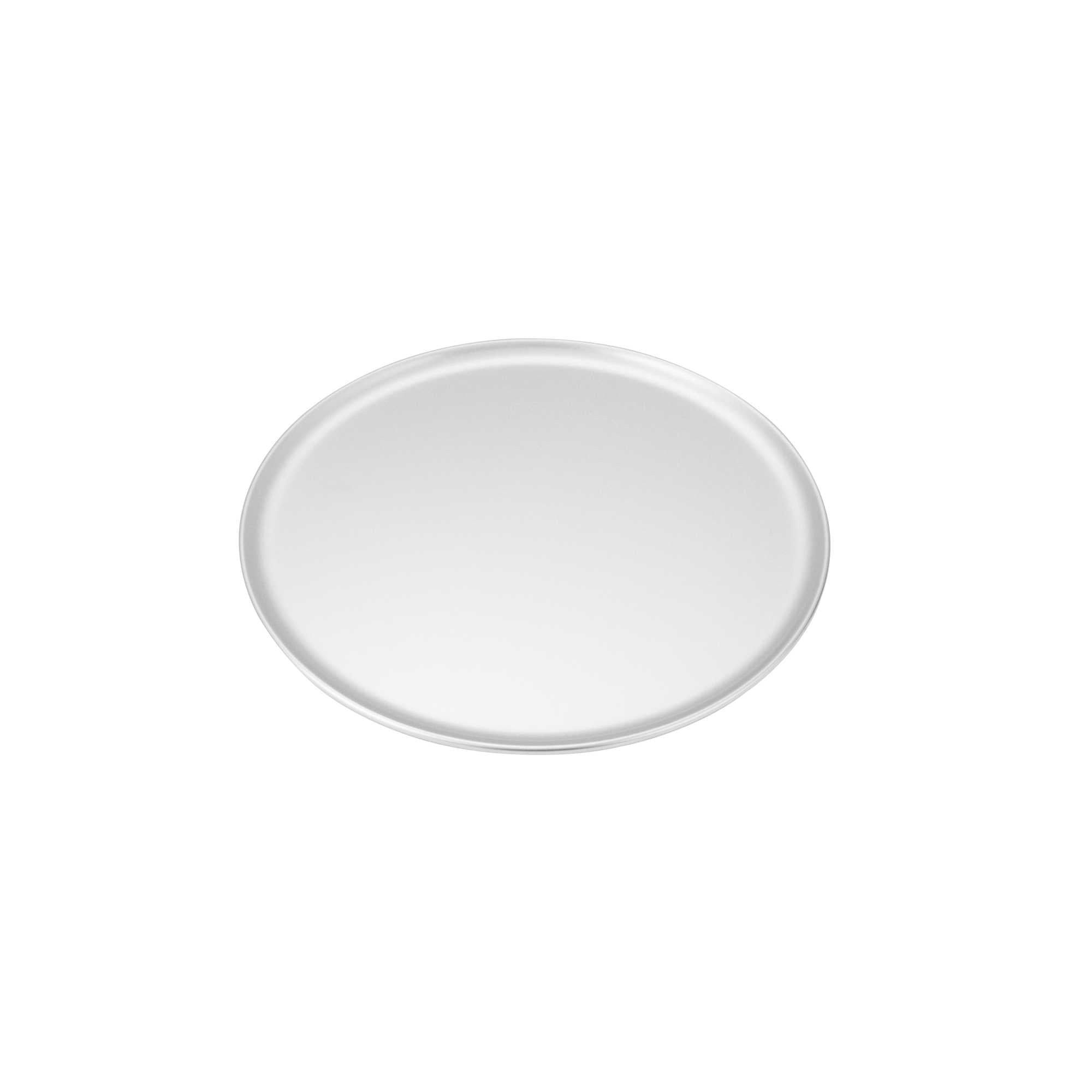 Pizzaly Aluminum Coupe Pizza Pan - 13" x 13" - 1 count box