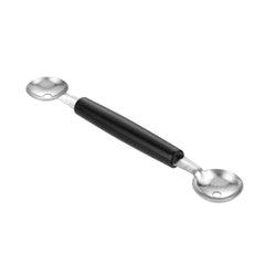 Comfy Grip Stainless Steel Double-Sided Melon Baller - with Black Non-Slip Handle - 7