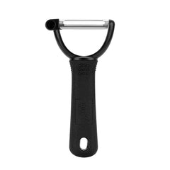 Comfy Grip Black Smooth Y Vegetable Peeler - with Stainless Steel Blade - 5 3/4